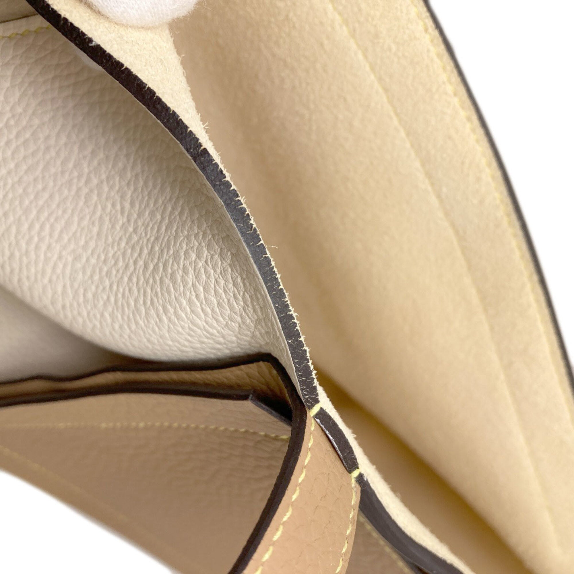 Hermes Brown Ivory Tote Bag (Pre-Owned)
