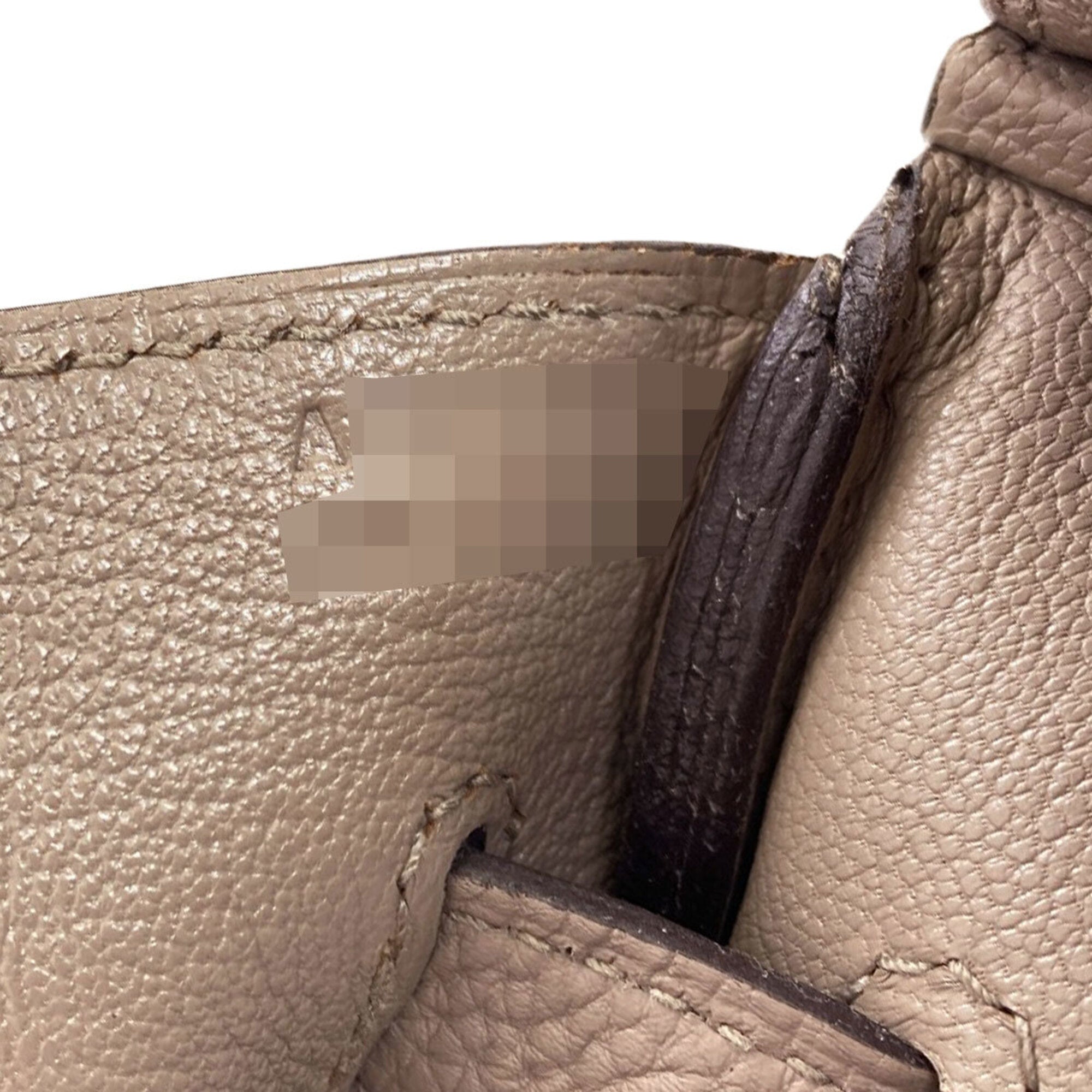 Hermes Birkin Grayish Togo Leather Handbag (Pre-Owned)