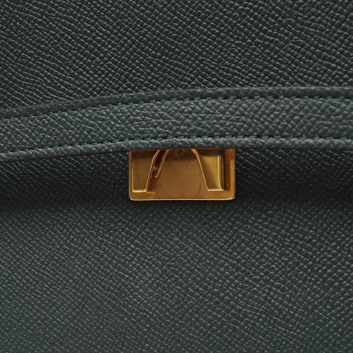 Celine Green Leather Handbag (Pre-Owned)