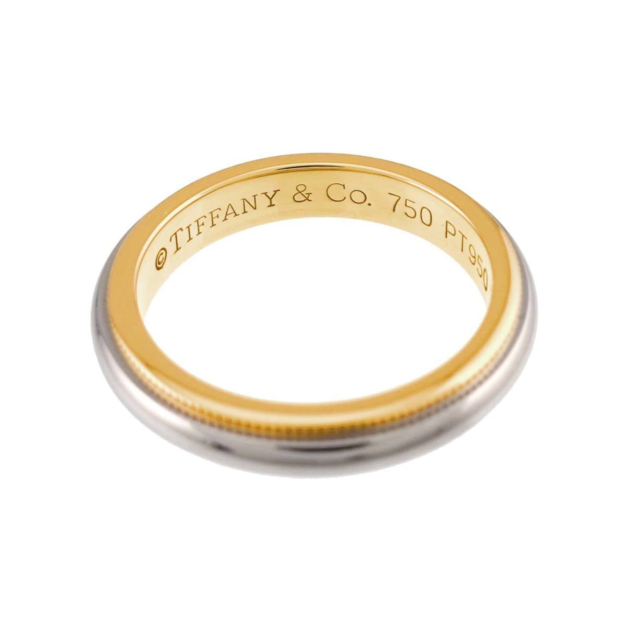 Tiffany Yellow Gold (18K) Platinum 950 Band Ring (Pre-Owned)