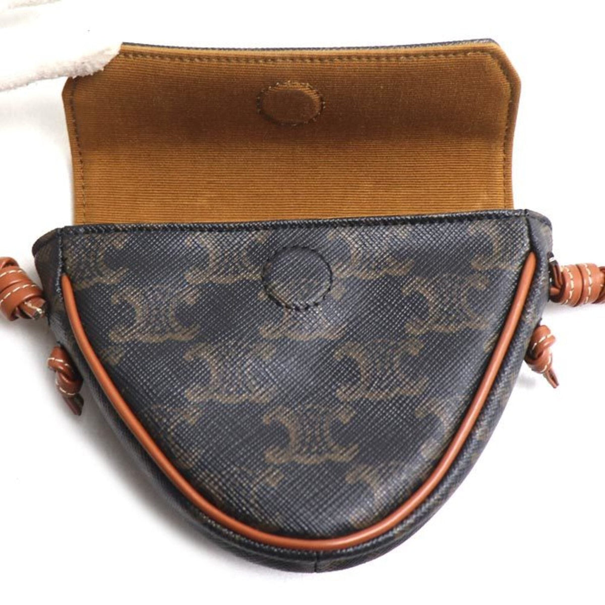 Celine Brown Pvc Leather Shoulder Bag (Pre-Owned)