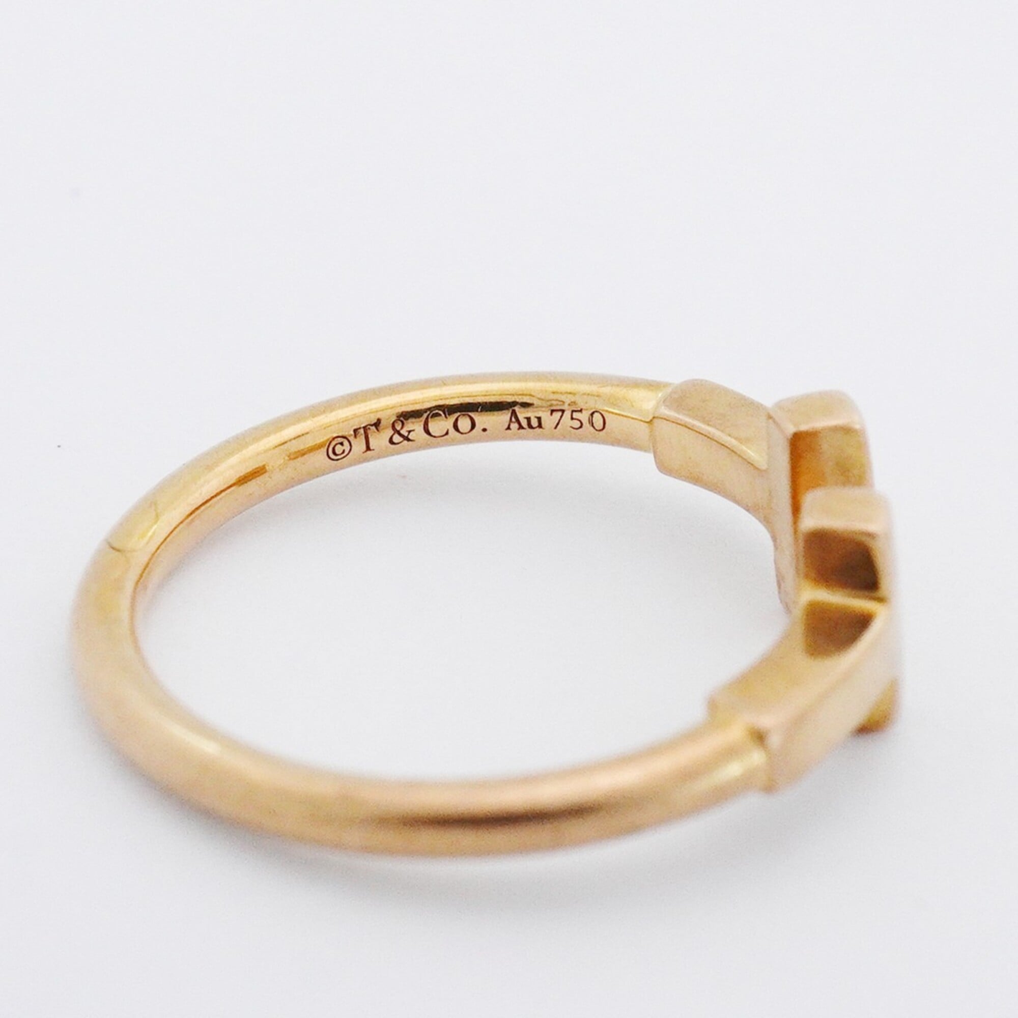 Tiffany Pink Gold (18K) Band Ring (Pre-Owned)