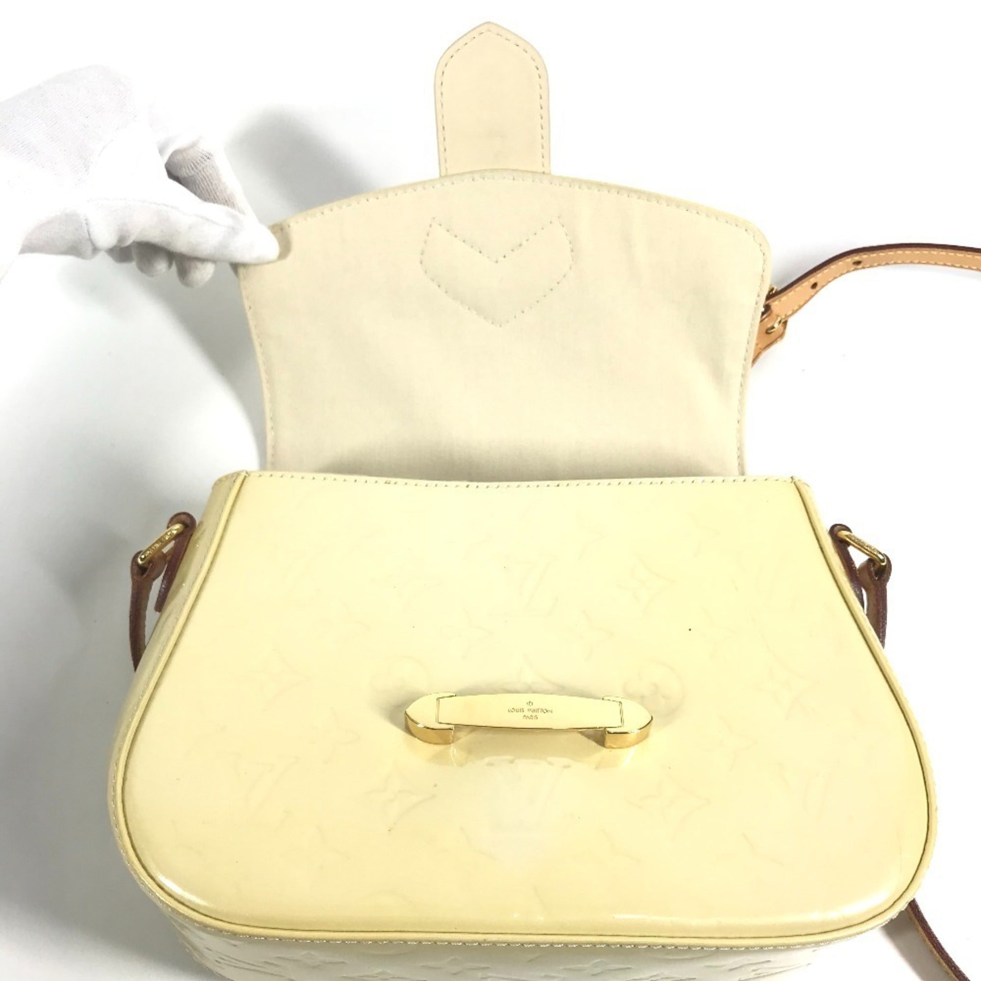 Louis Vuitton Yellow Monogram Vernis Shoulder Bag (Pre-Owned)