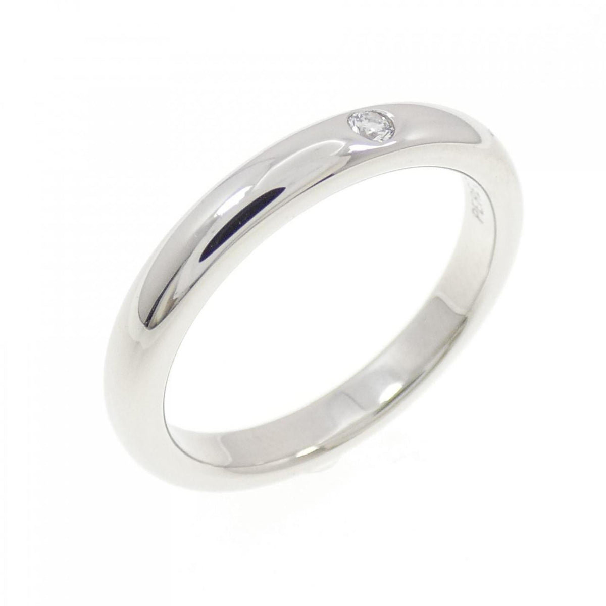 Tiffany Platinum Platinum 950 Band Ring (Pre-Owned)