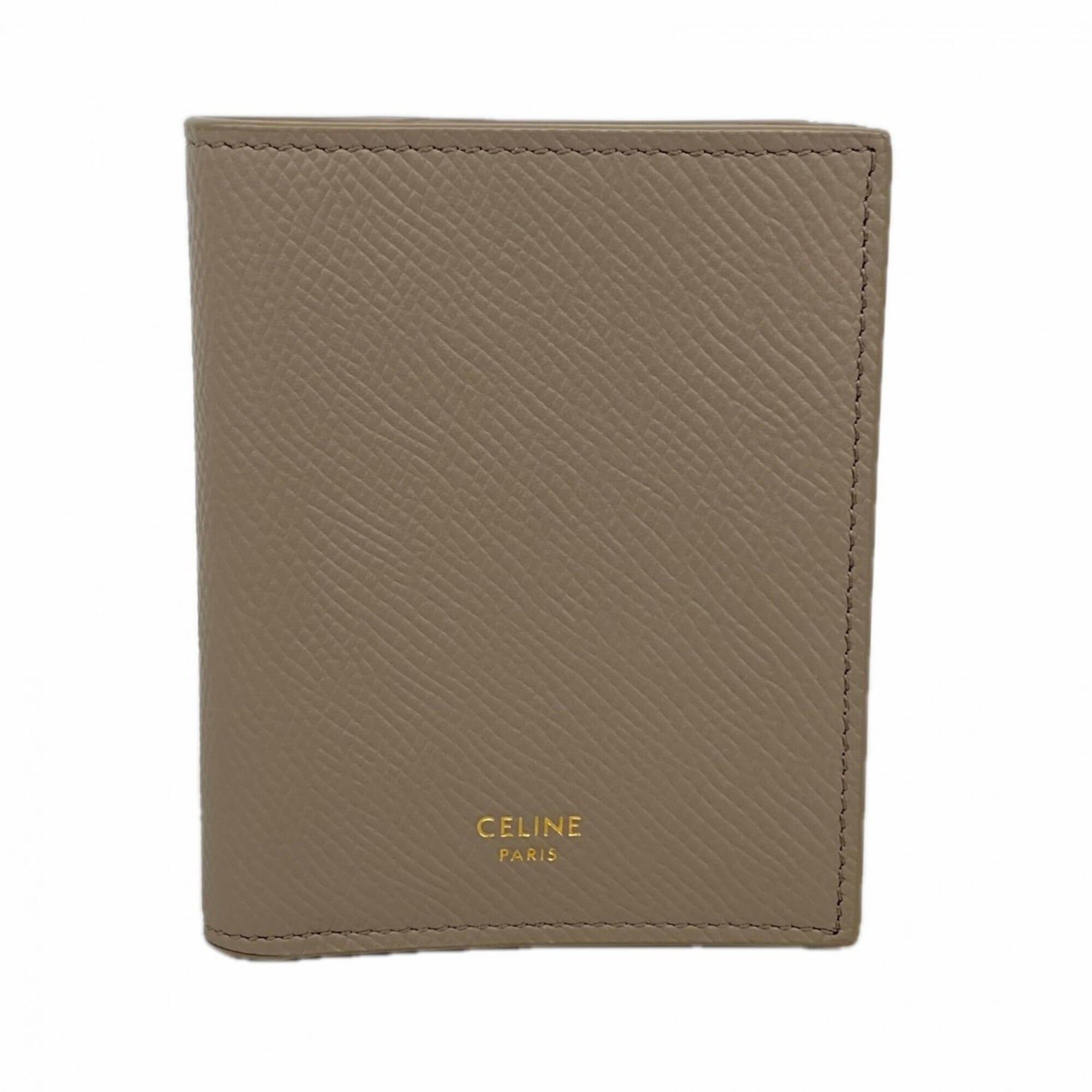 Celine Grayish Leather Wallet (Bi-Fold) (Pre-Owned)