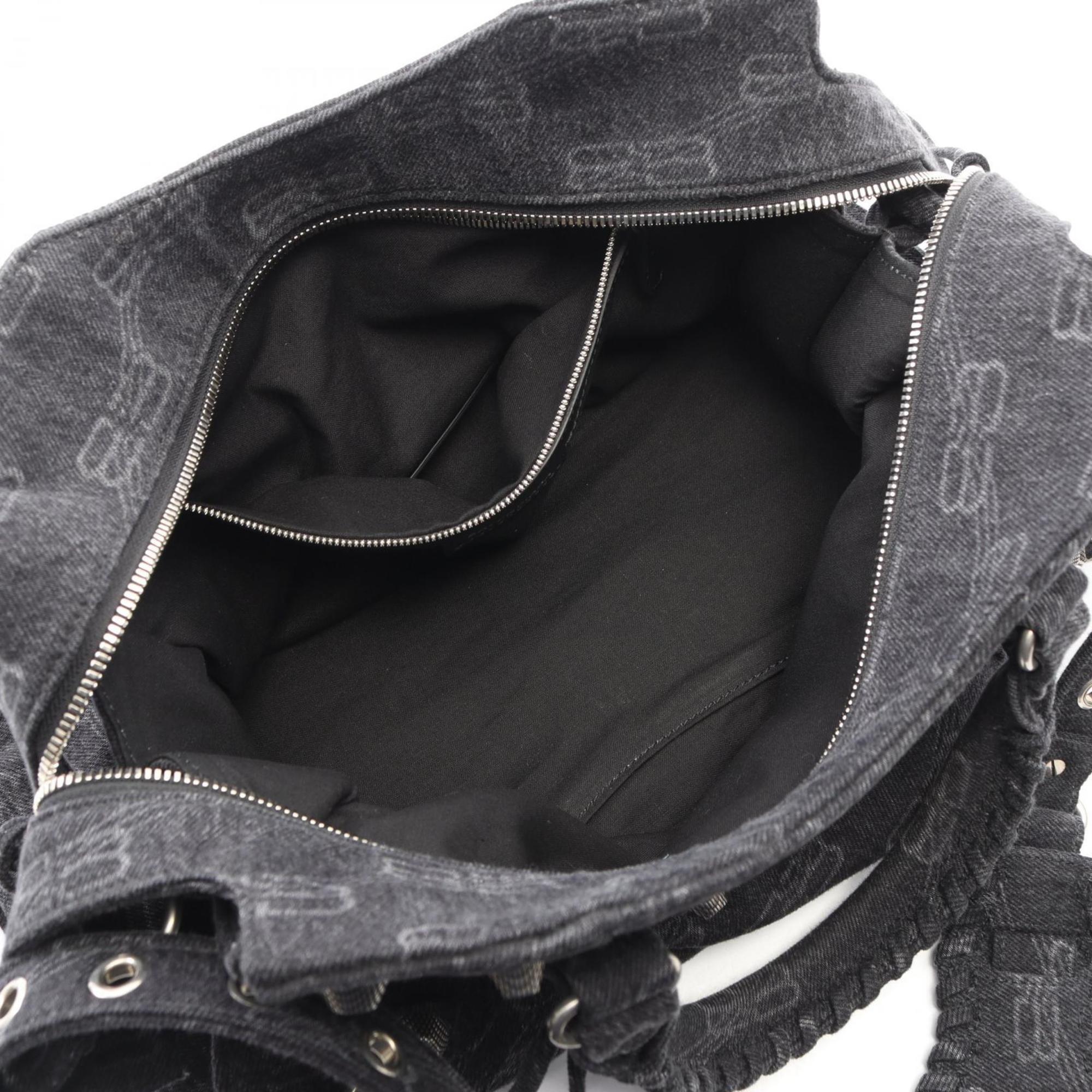 Balenciaga Gray Denim Handbag (Pre-Owned)