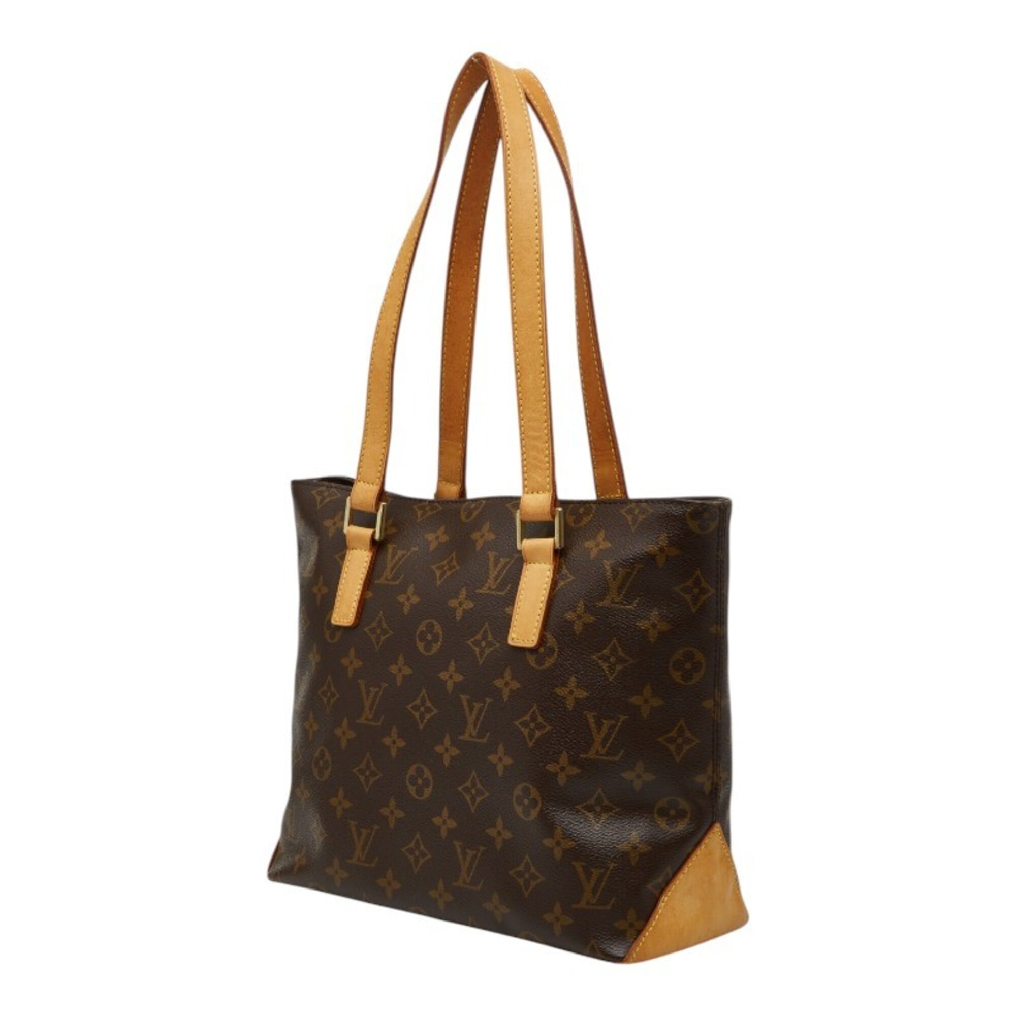 Louis Vuitton Brown Pvc Leather Shoulder Bag Tote Bag (Pre-Owned)
