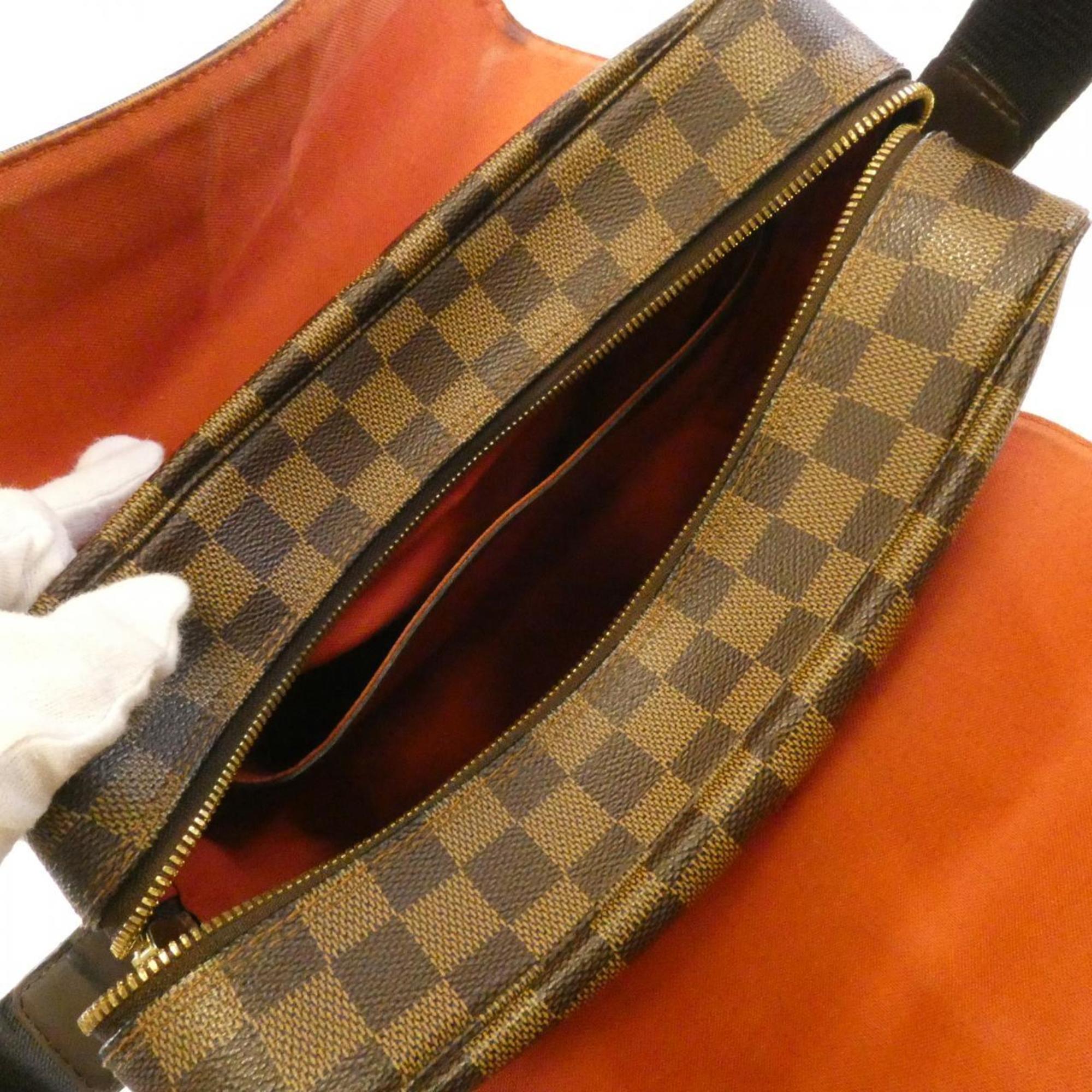 Louis Vuitton Ebene Coated Canvas Shoulder Bag (Pre-Owned)