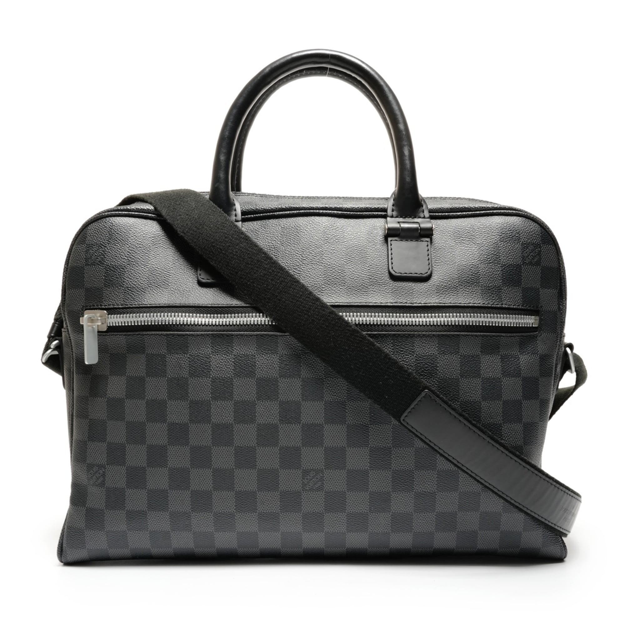 Louis Vuitton Black Damier Graphite Shoulder Bag (Pre-Owned)
