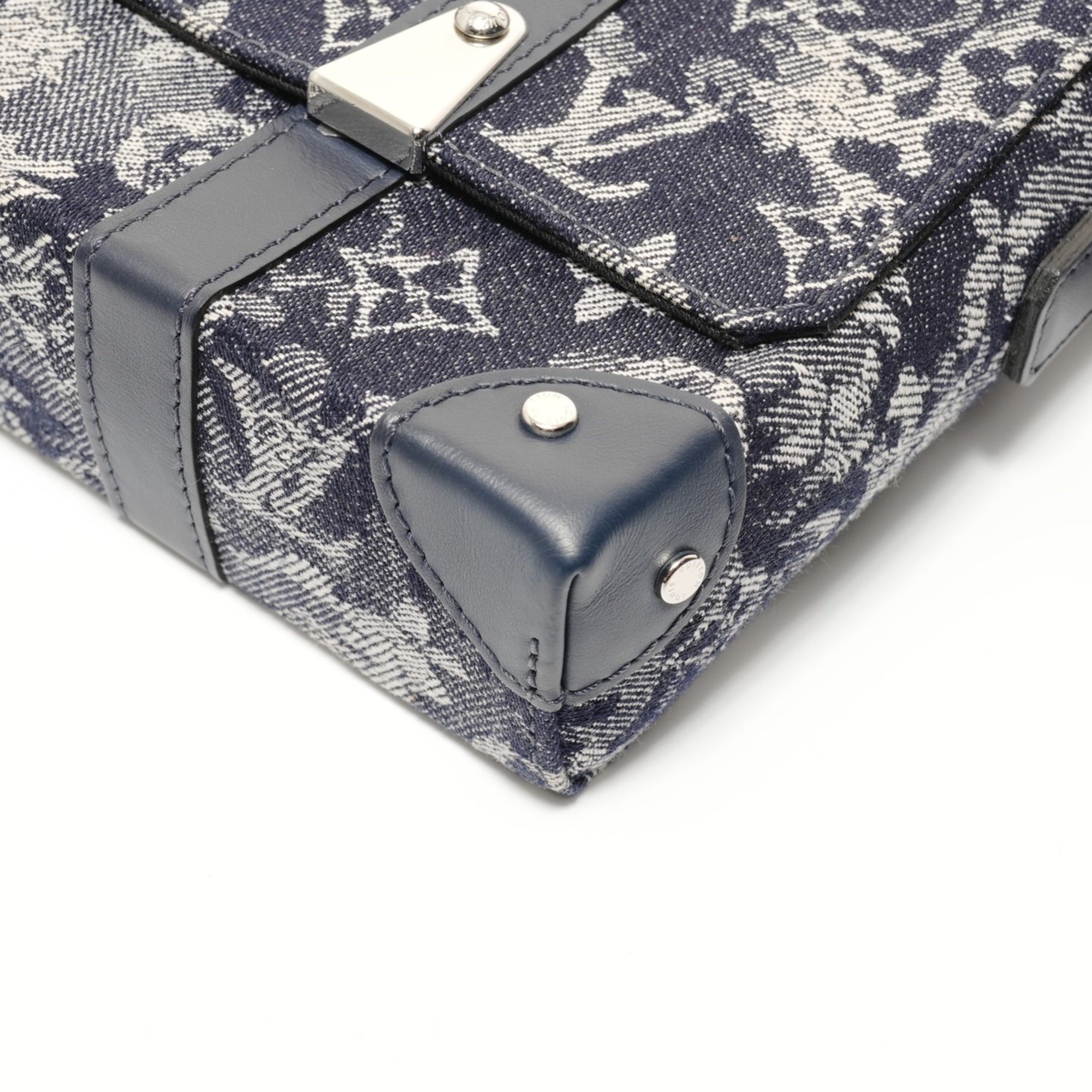Louis Vuitton Navy Monogram Shoulder Bag (Pre-Owned)