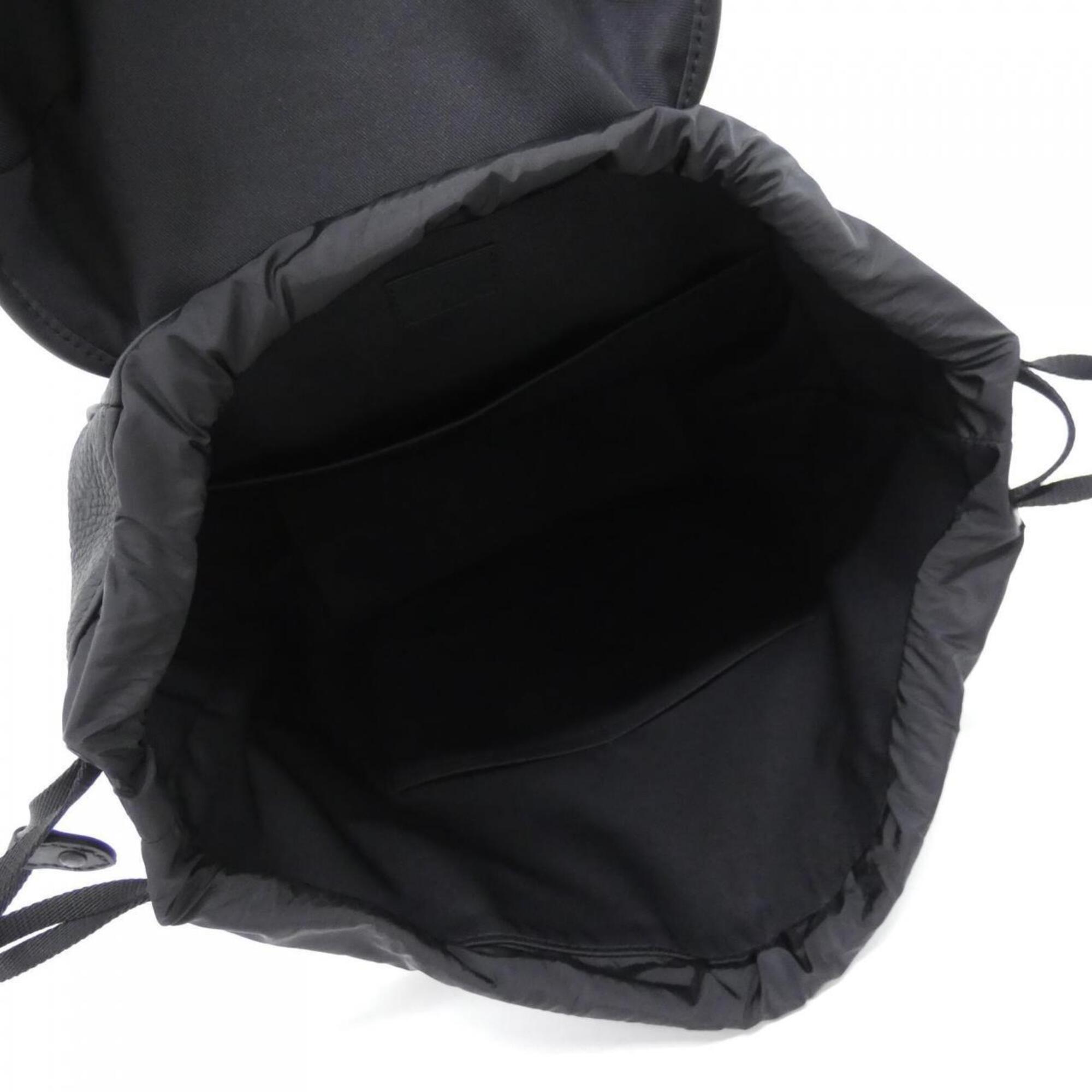 Louis Vuitton Black Leather Backpack (Pre-Owned)