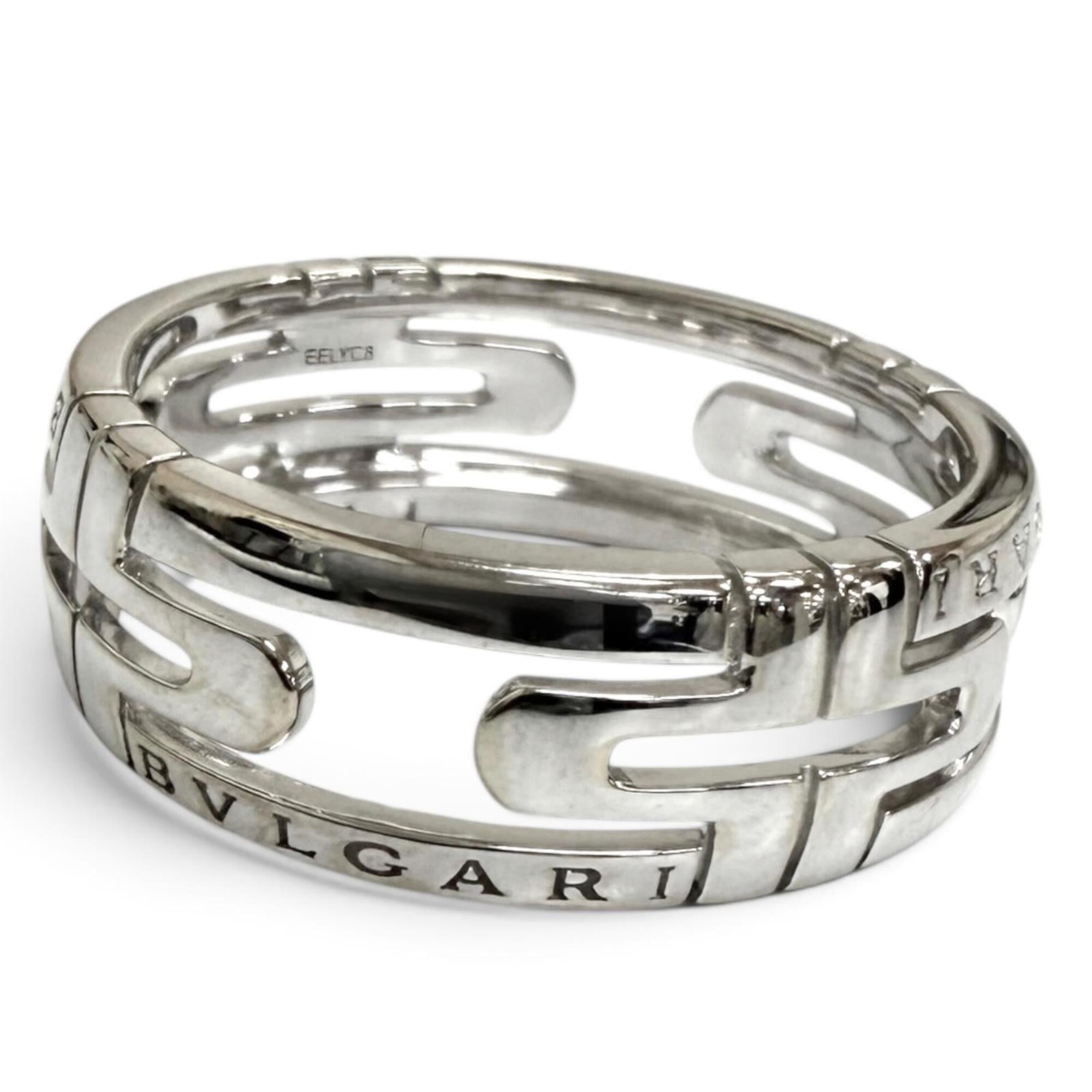Bvlgari White Gold White Gold (18K) Band Ring (Pre-Owned)
