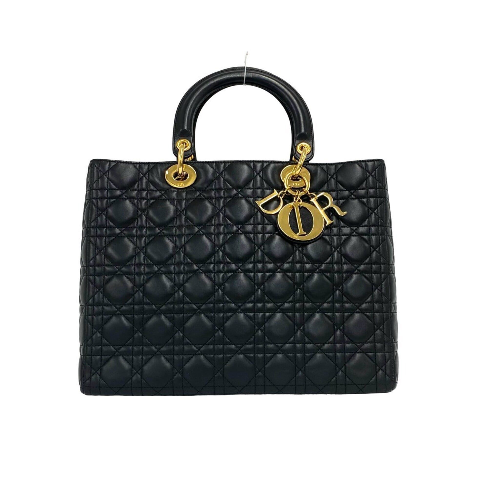 Christian Dior Black Leather Handbag (Pre-Owned)