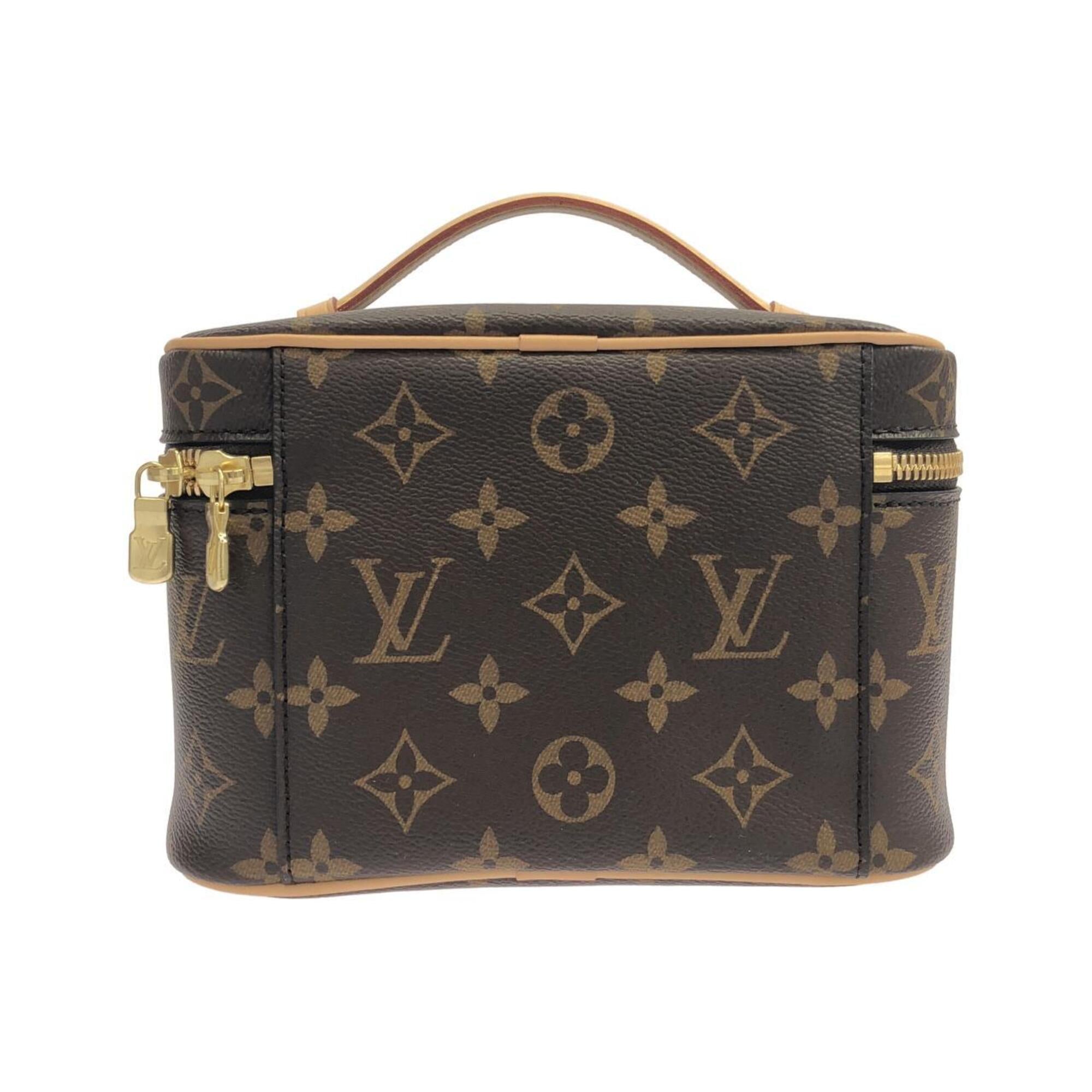 Louis Vuitton Marron Coated Canvas Handbag (Pre-Owned)