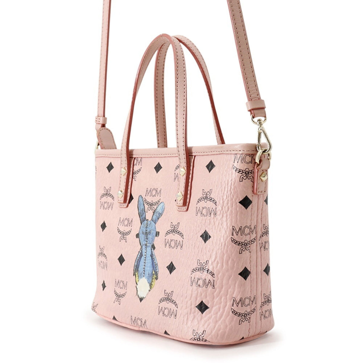 Mcm Pink Leather Handbag (Pre-Owned)