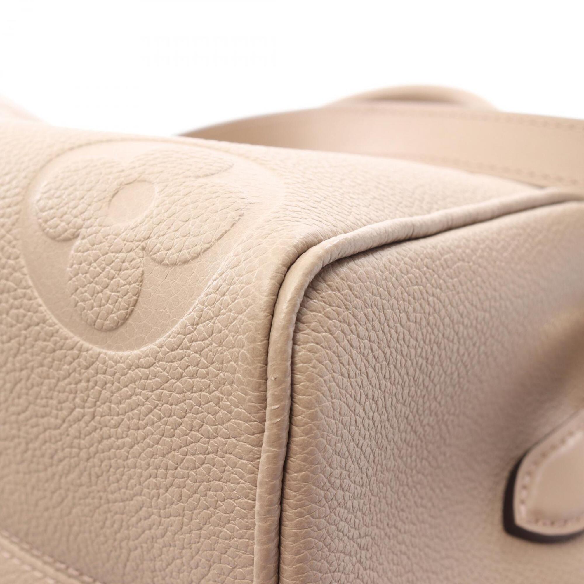 Louis Vuitton Beige Leather Handbag (Pre-Owned)