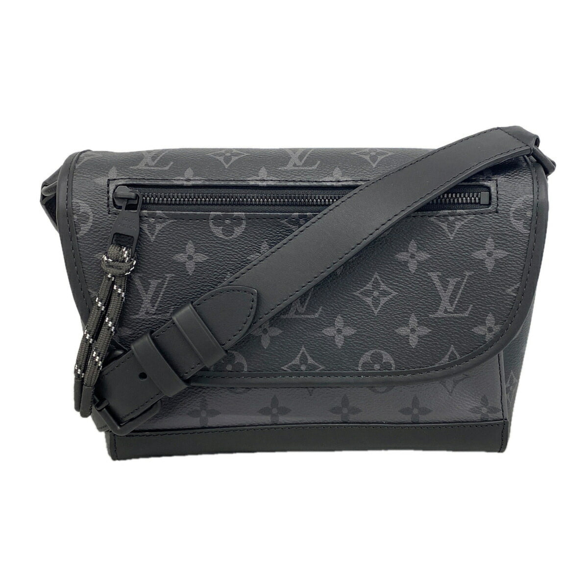 Louis Vuitton Black Gray Shoulder Bag (Pre-Owned)