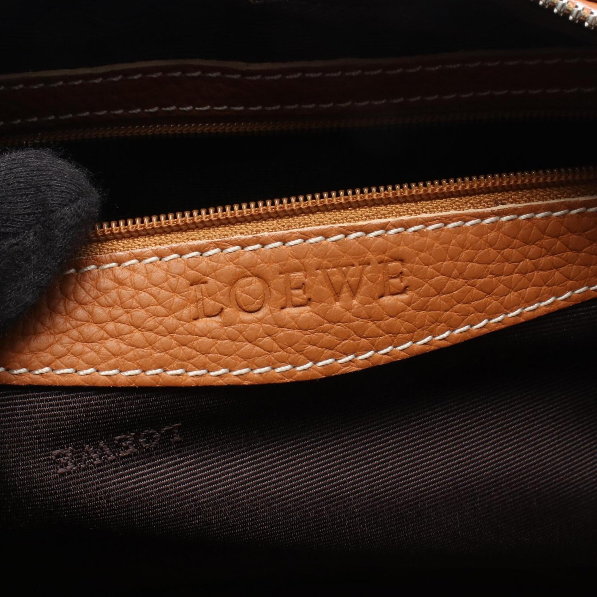 Loewe Senda Brown Leather Handbag (Pre-Owned)