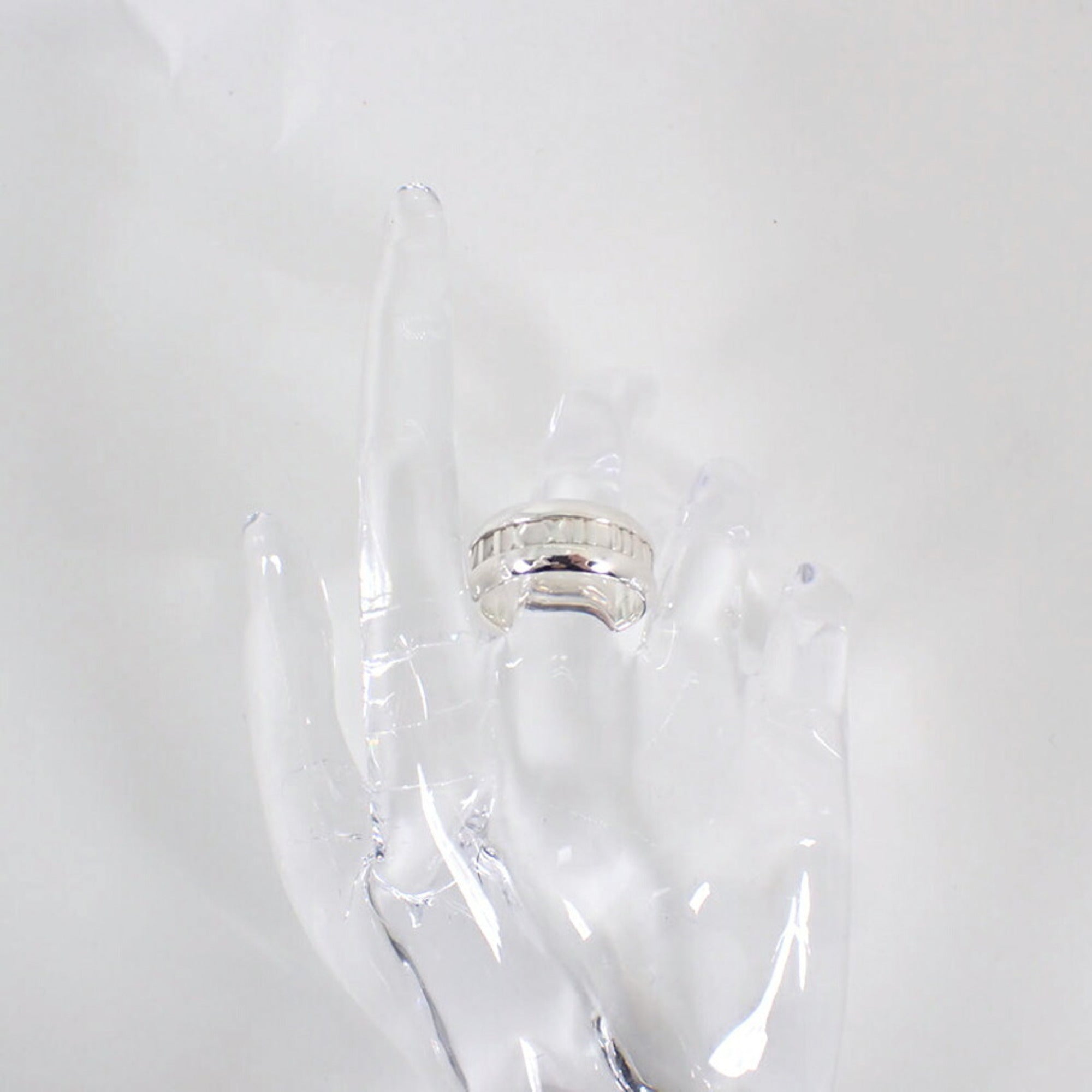 Tiffany Sterling Silver 925 Band Ring (Pre-Owned)