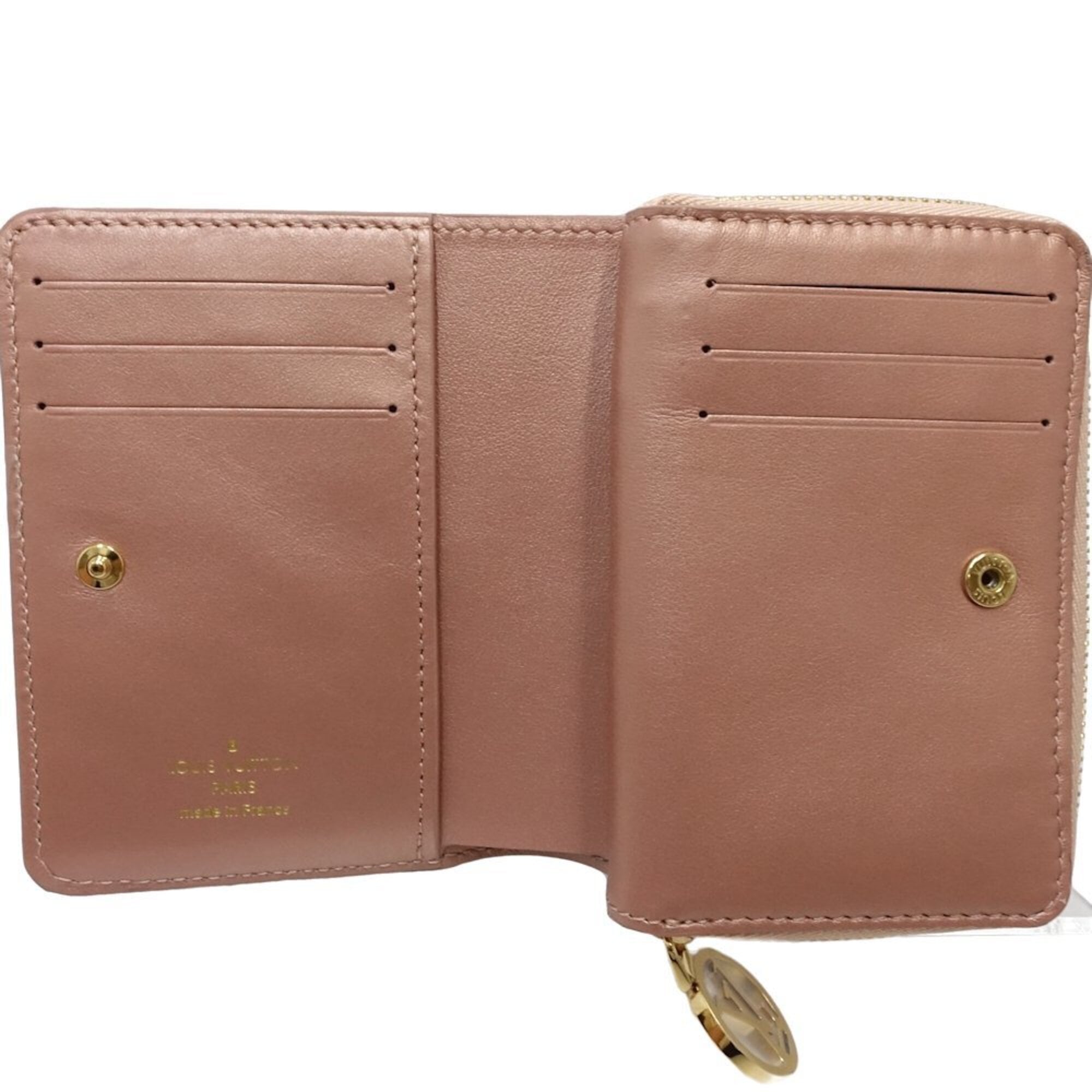 Louis Vuitton Rose Gold Leather Wallet (Bi-Fold) (Pre-Owned)