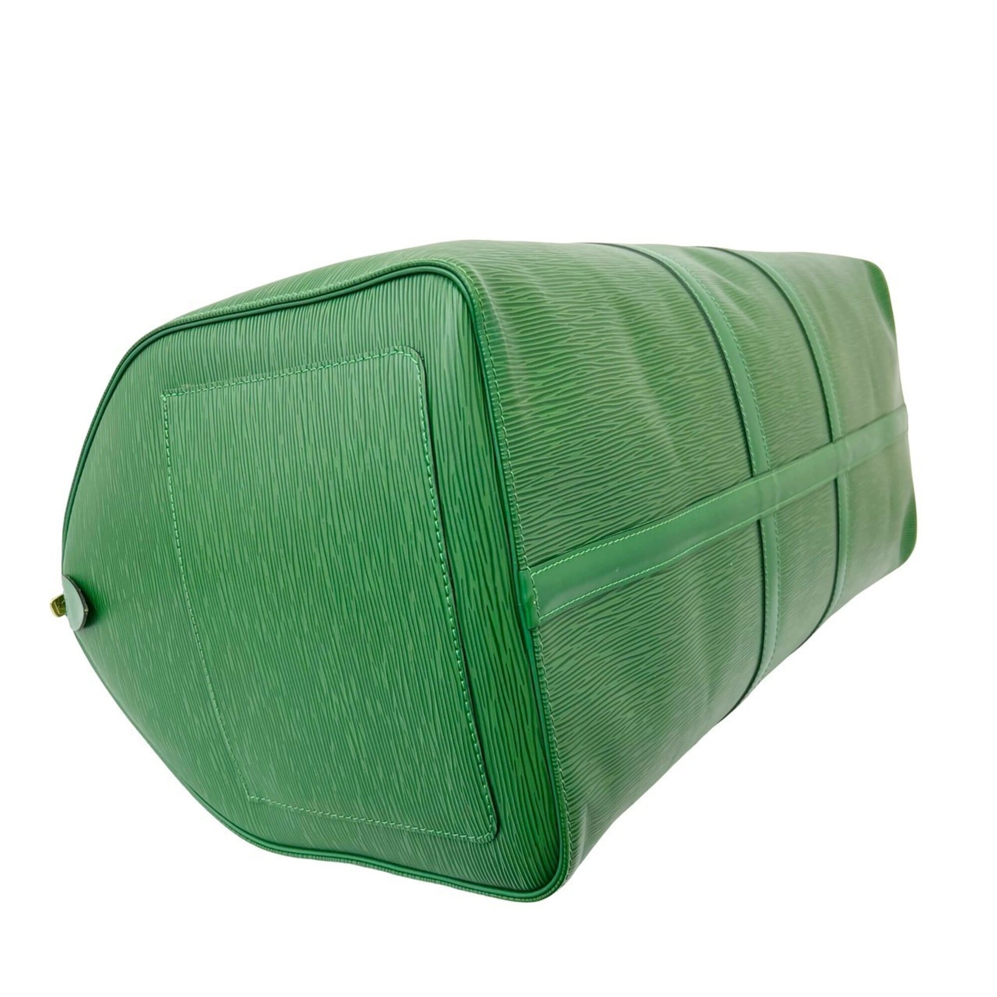 Louis Vuitton Green Leather Boston Bag (Pre-Owned)
