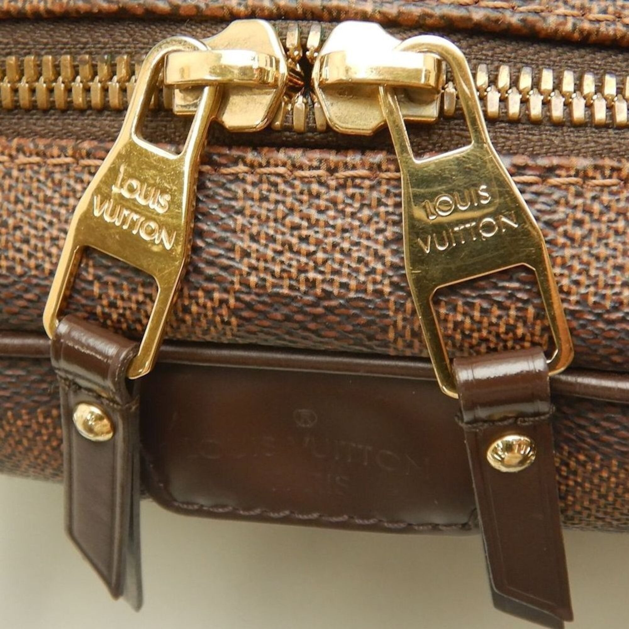 Louis Vuitton Damier Canvas Ebene Damier Canvas Shoulder Bag (Pre-Owned)