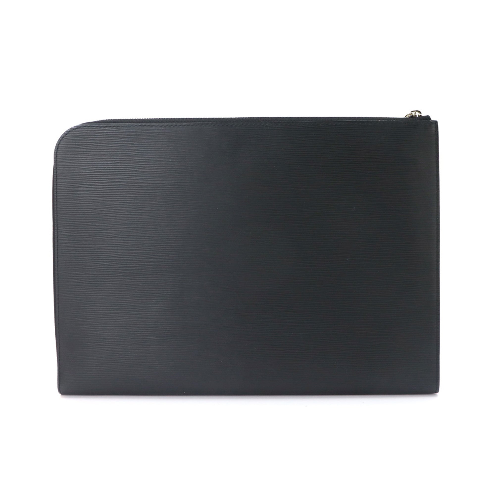 Louis Vuitton Noir Epi Leather Clutch Bag Pochette (Pre-Owned)