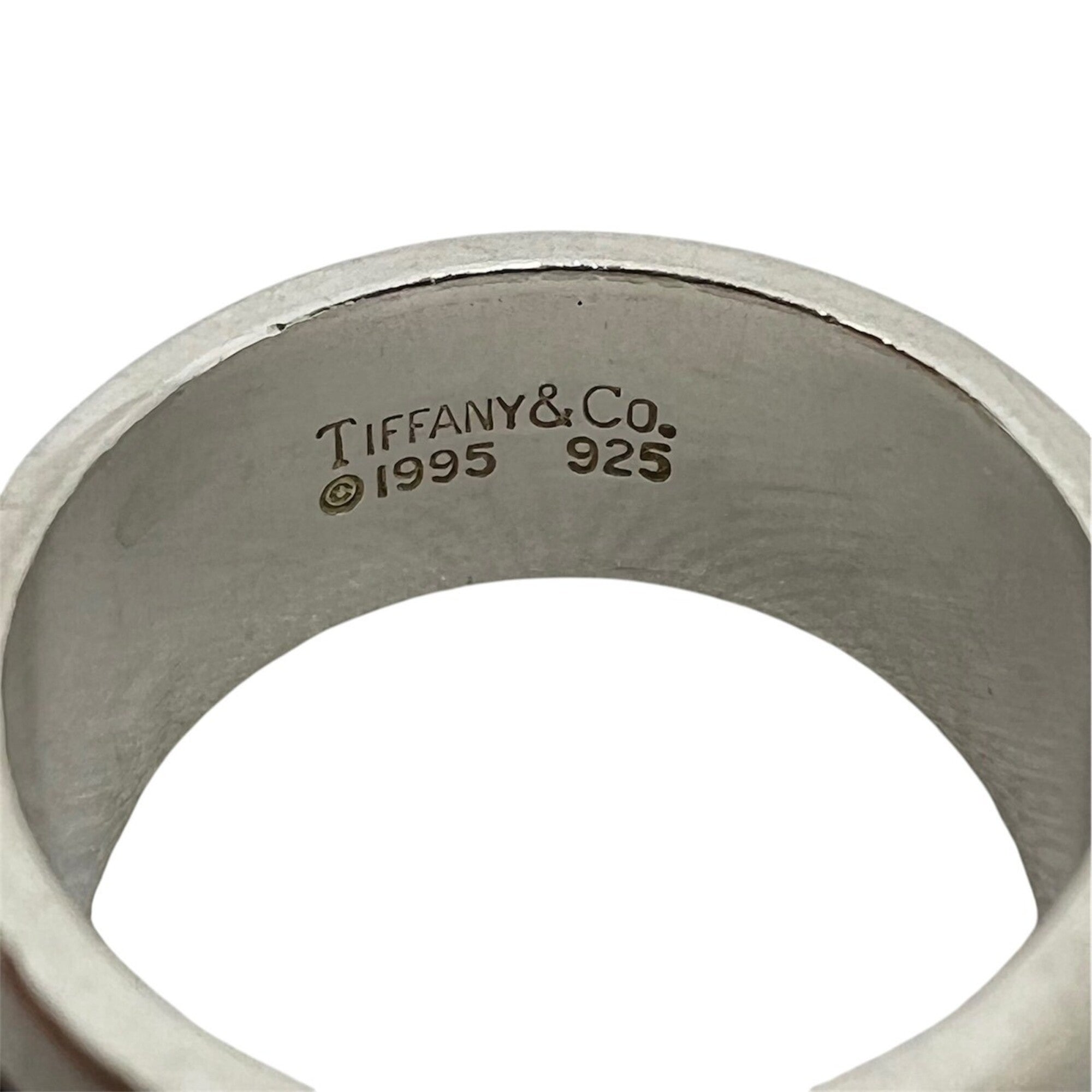 Tiffany Silver Silver 925 Band Ring (Pre-Owned)