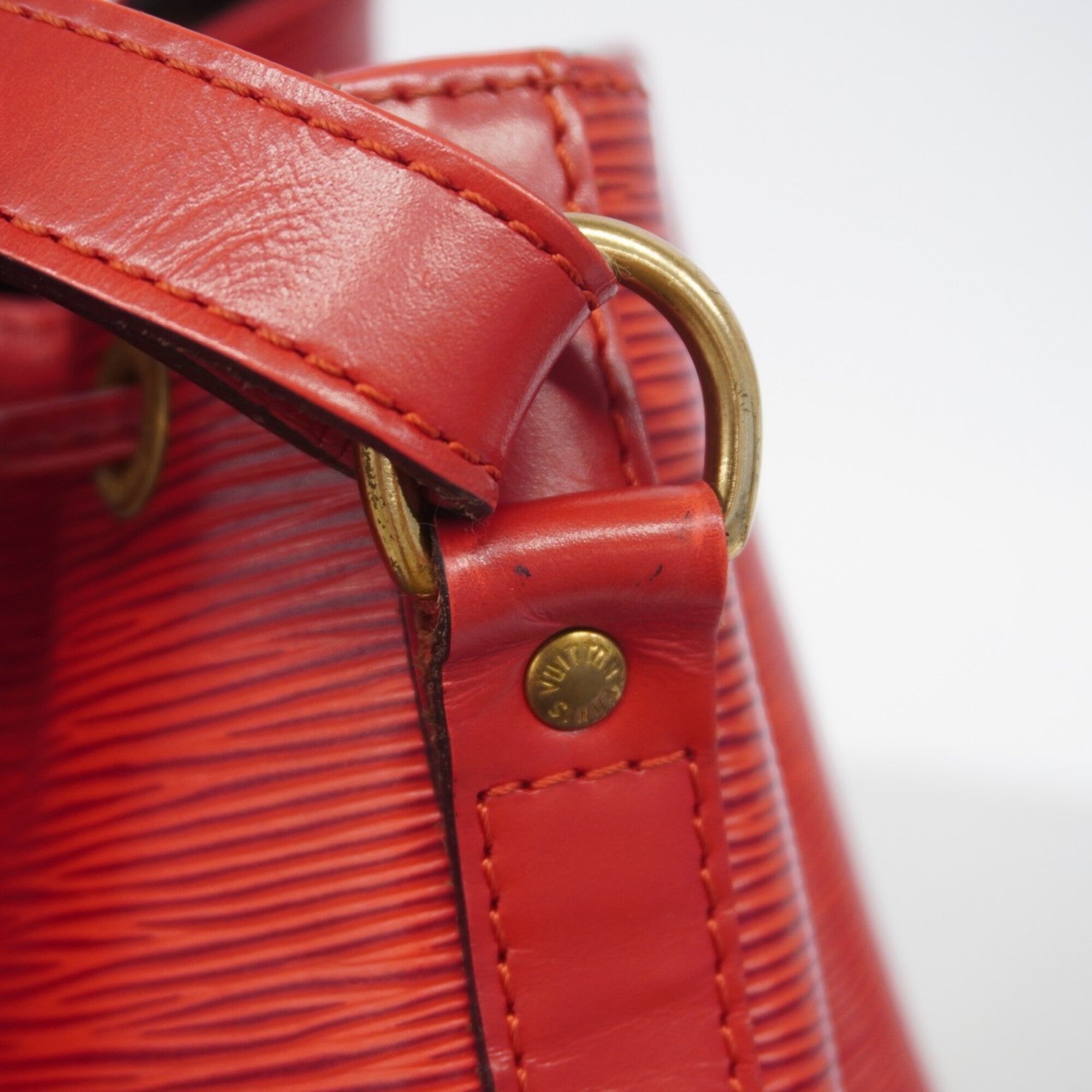 Louis Vuitton Castilian Red Shoulder Bag (Pre-Owned)