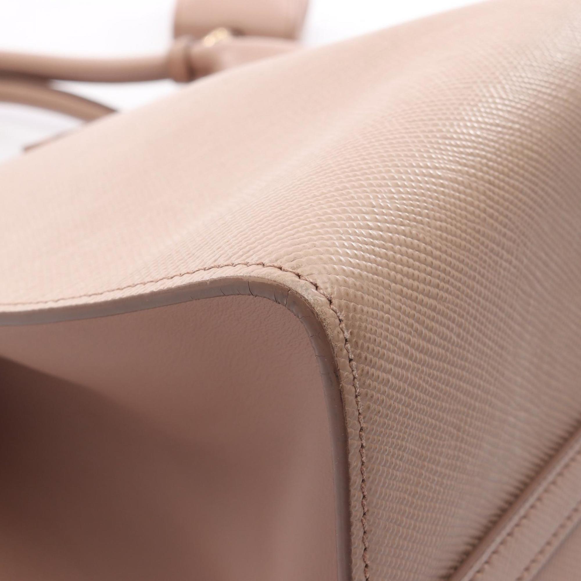 Prada Pink Saffiano Handbag (Pre-Owned)