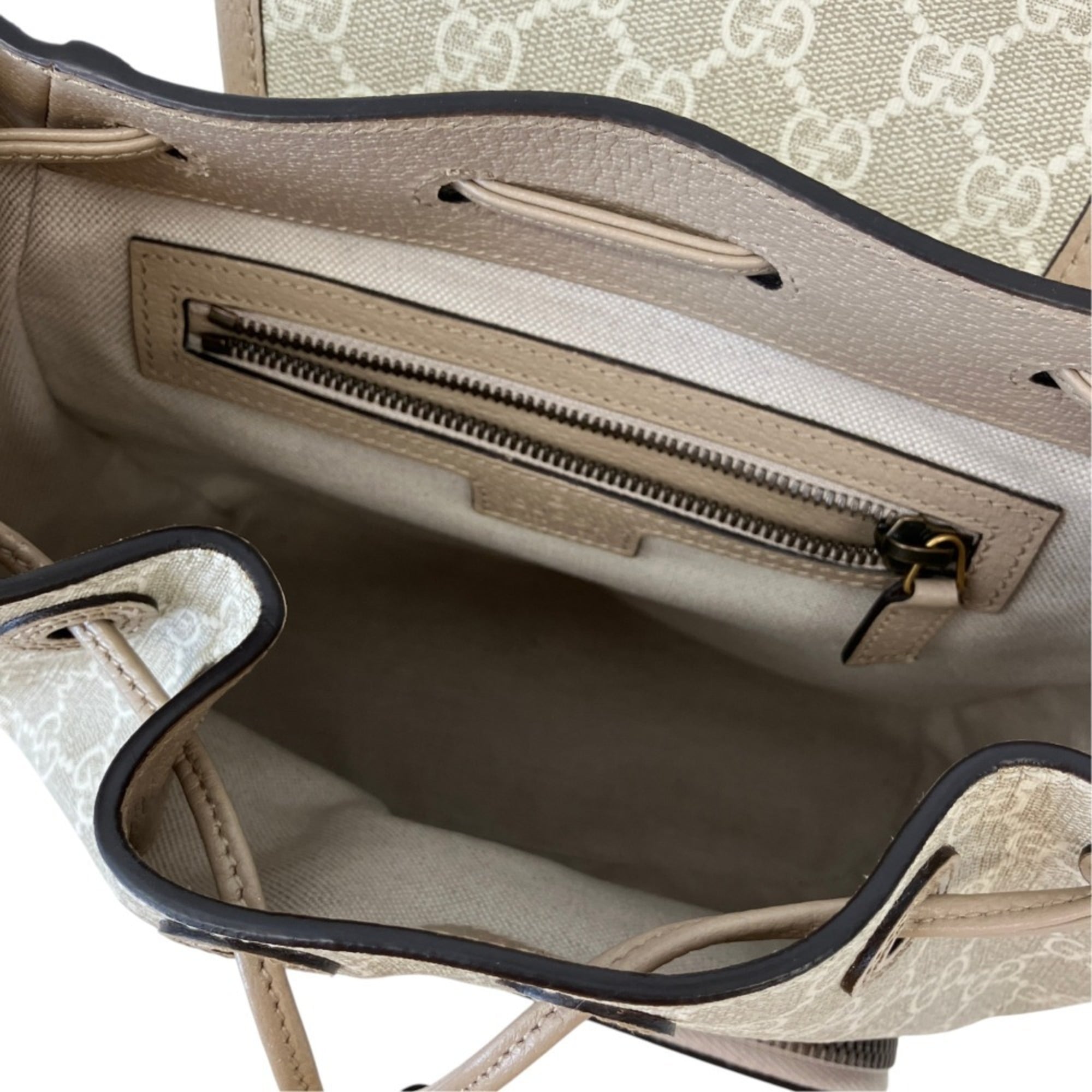Gucci Gray Grayish Backpack (Pre-Owned)
