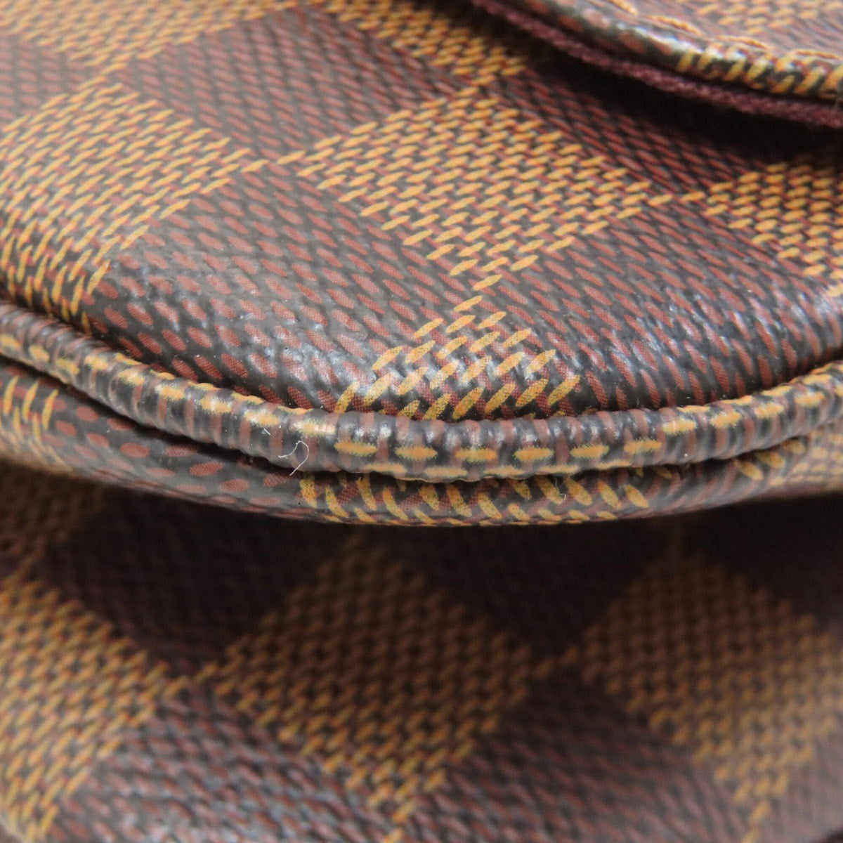 Louis Vuitton Damier Canvas Ebene Damier Canvas Shoulder Bag (Pre-Owned)