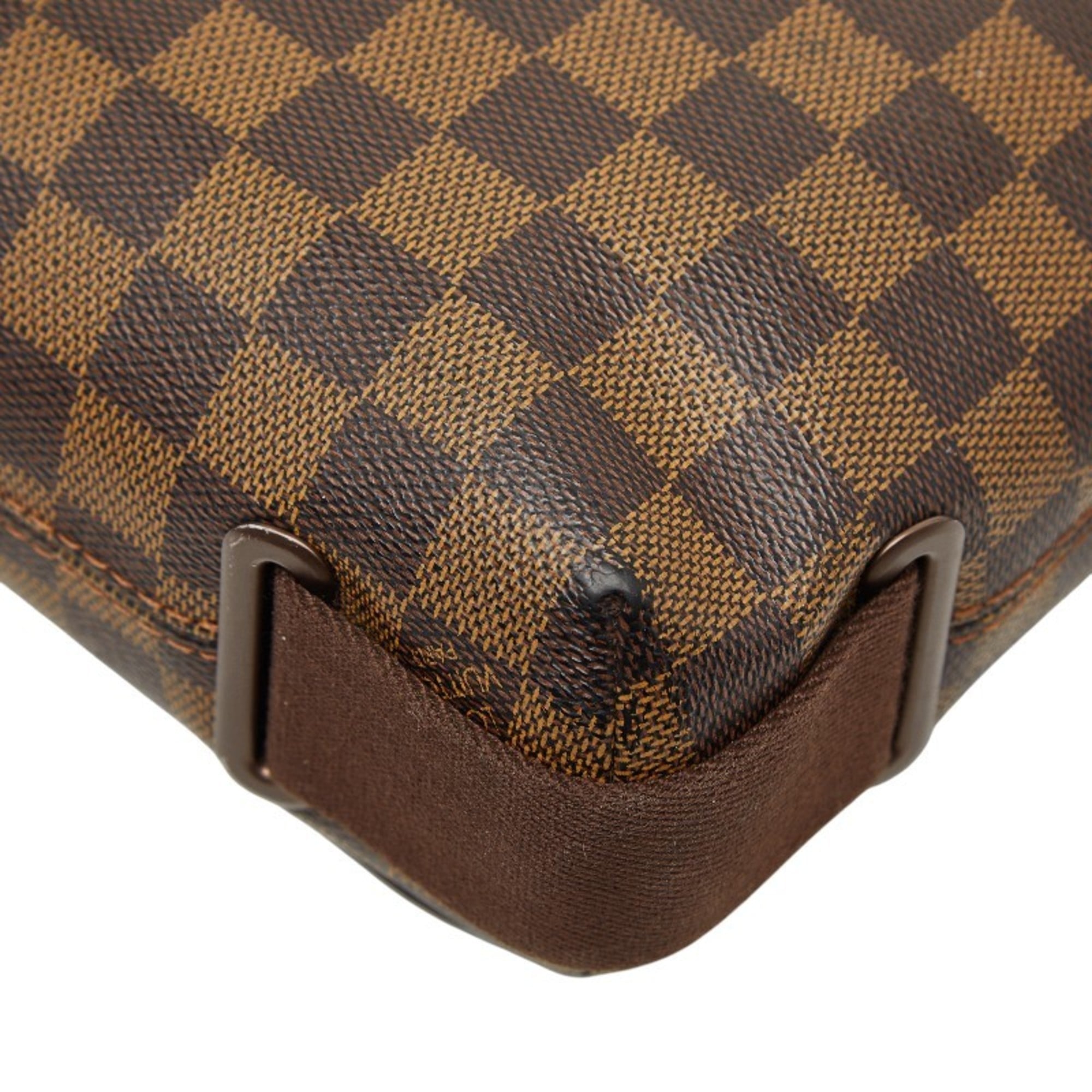 Louis Vuitton Brown Pvc Leather Shoulder Bag (Pre-Owned)