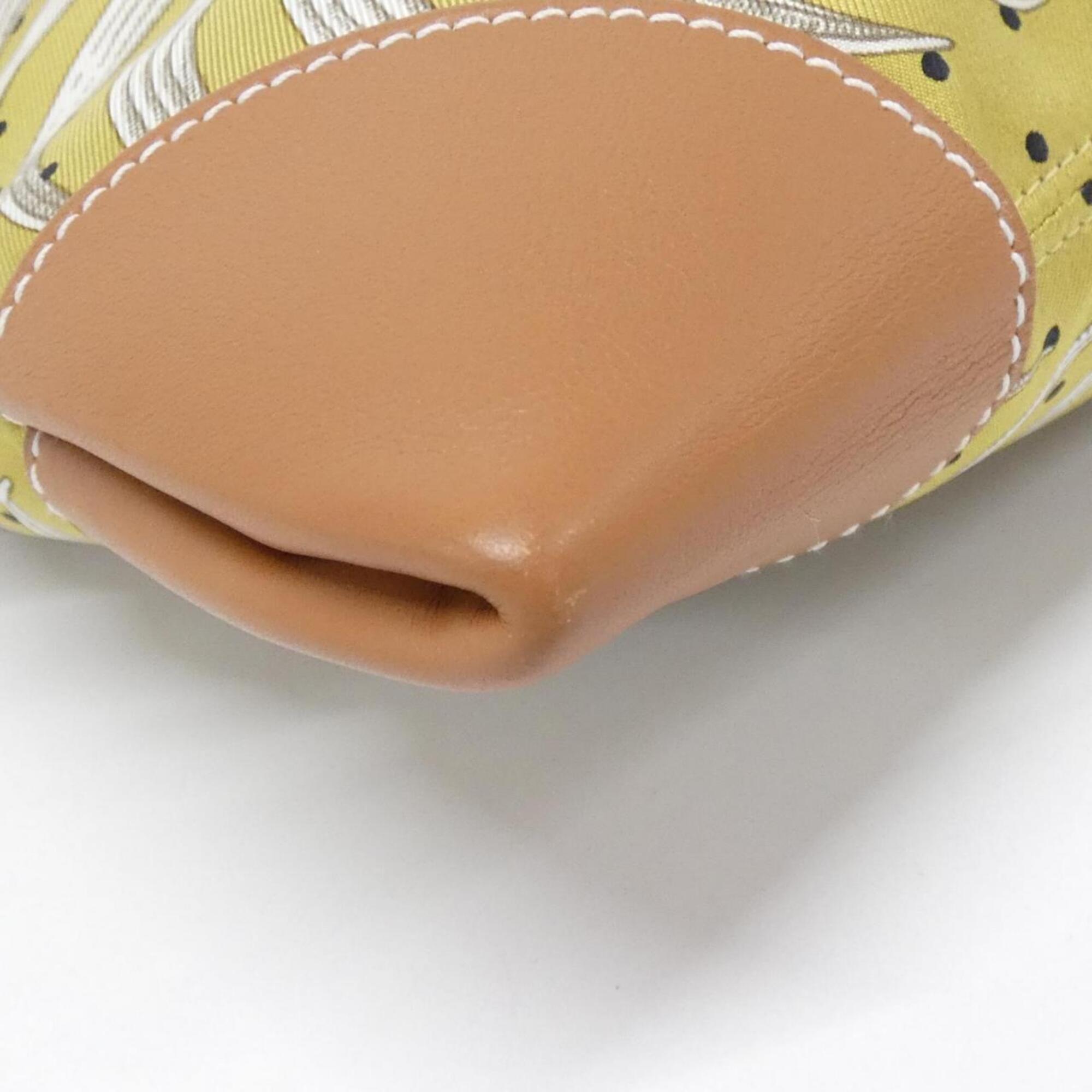 Hermes Beige Silk Swift Leather Shoulder Bag (Pre-Owned)