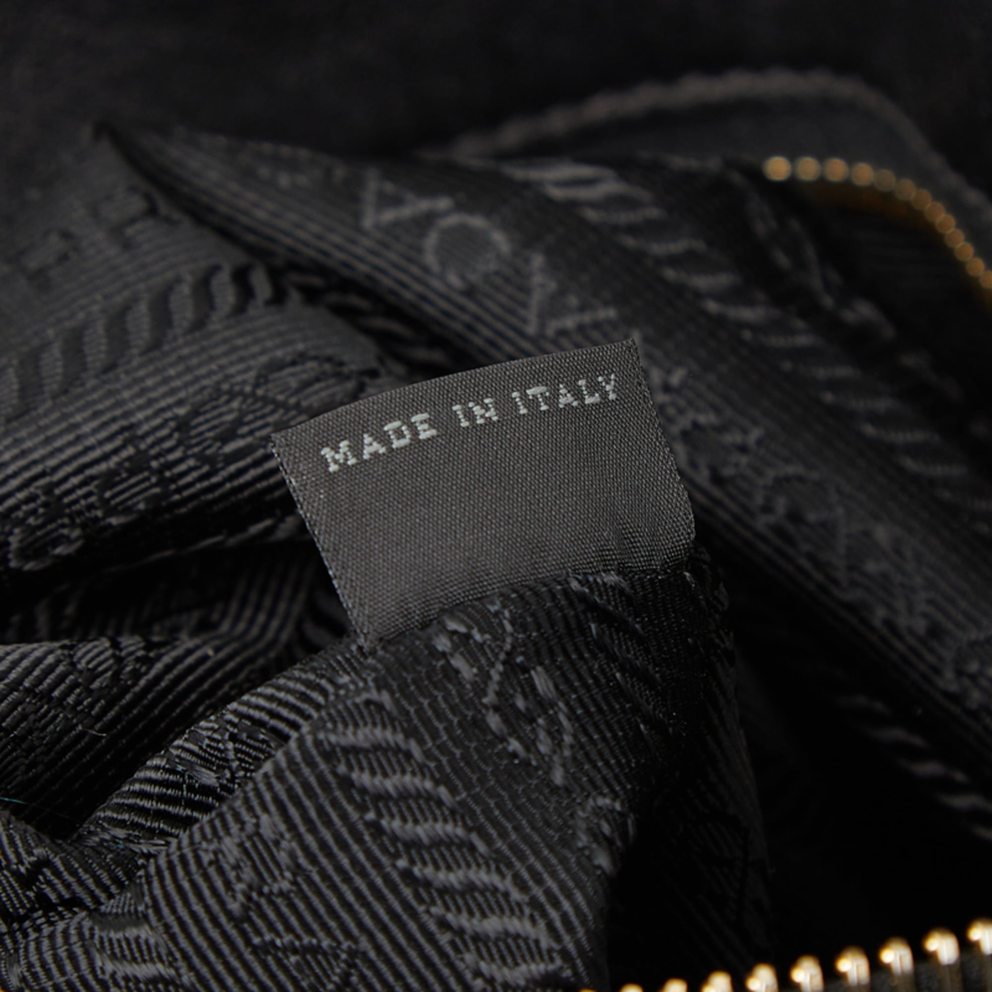 Prada Black Nylon Leather Shoulder Bag Tote Bag (Pre-Owned)