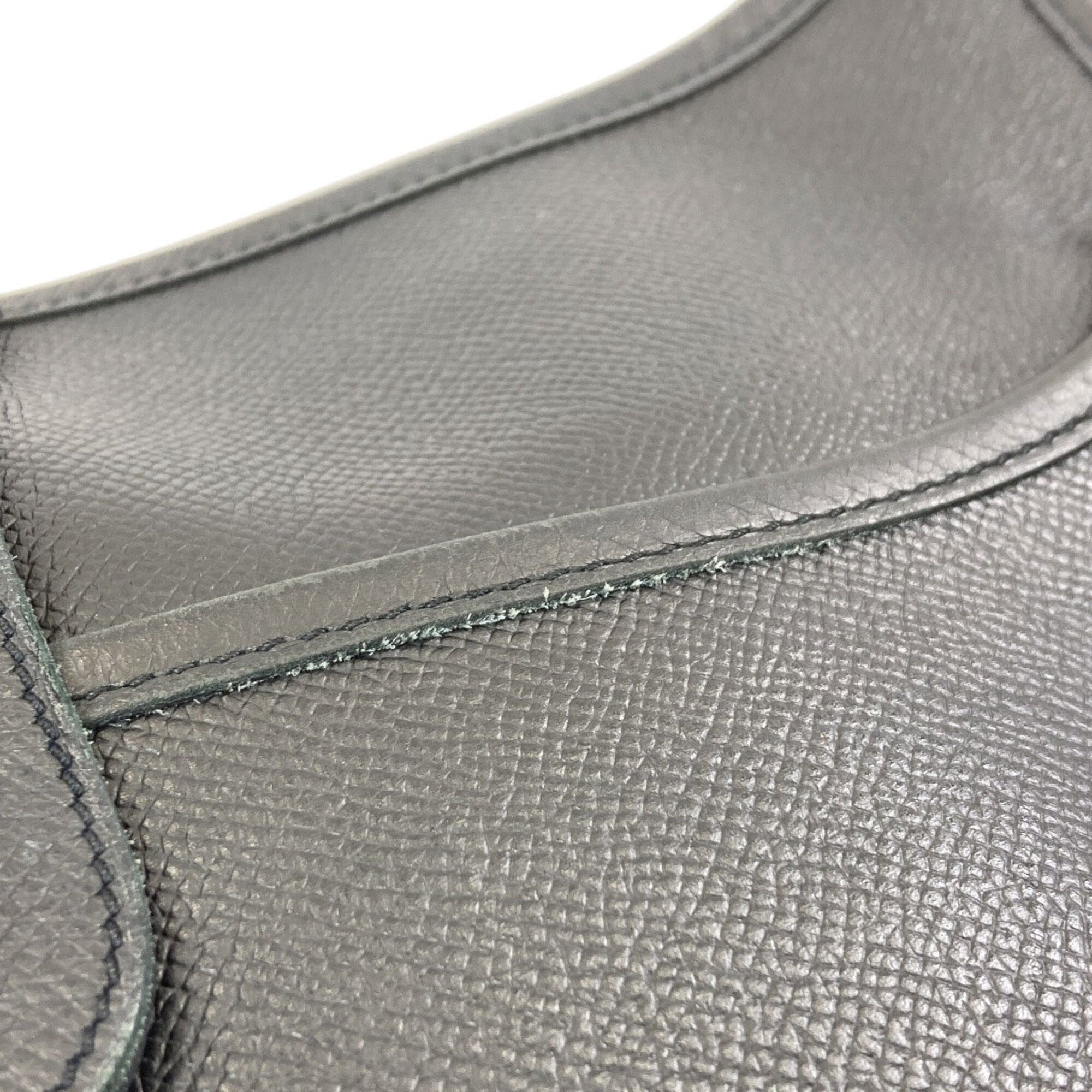 Hermes Evelyne Black Epsom Leather Shoulder Bag (Pre-Owned)