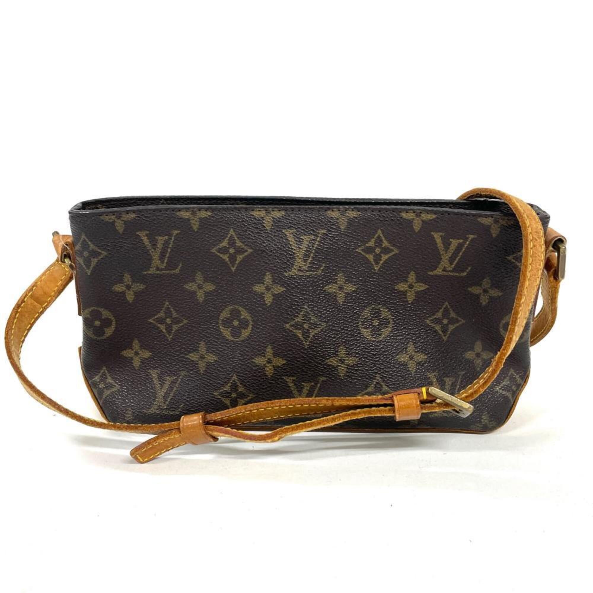 Louis Vuitton Brown Monogram Canvas Shoulder Bag (Pre-Owned)
