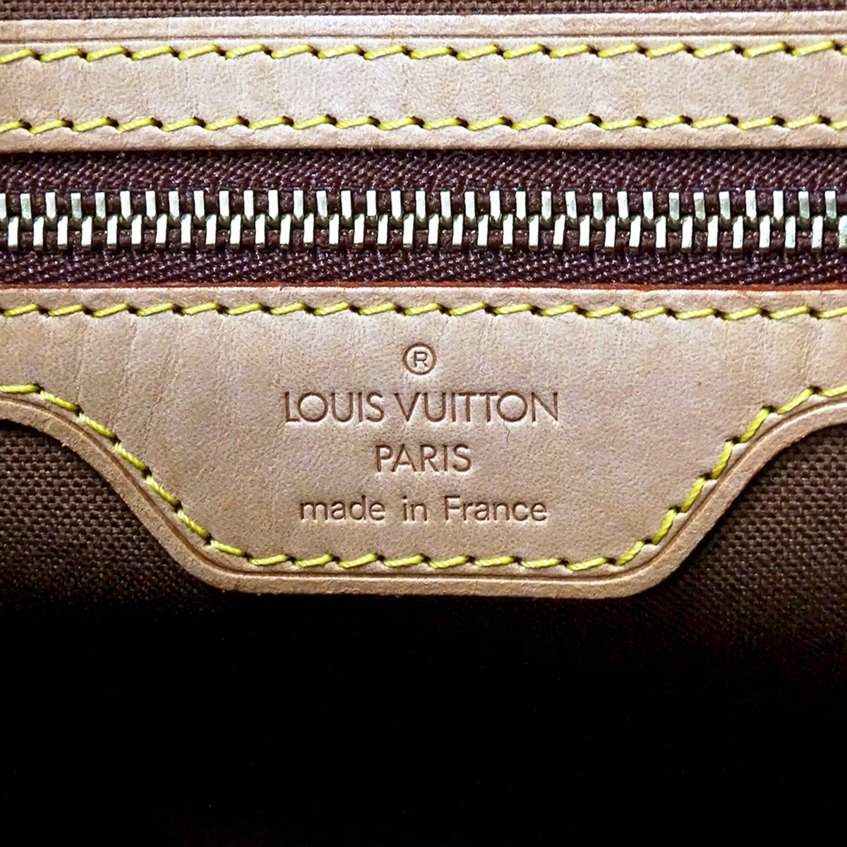 Louis Vuitton Brown Monogram Canvas Handbag Tote Bag (Pre-Owned)