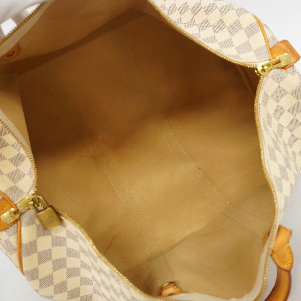 Louis Vuitton White Boston Bag (Pre-Owned)