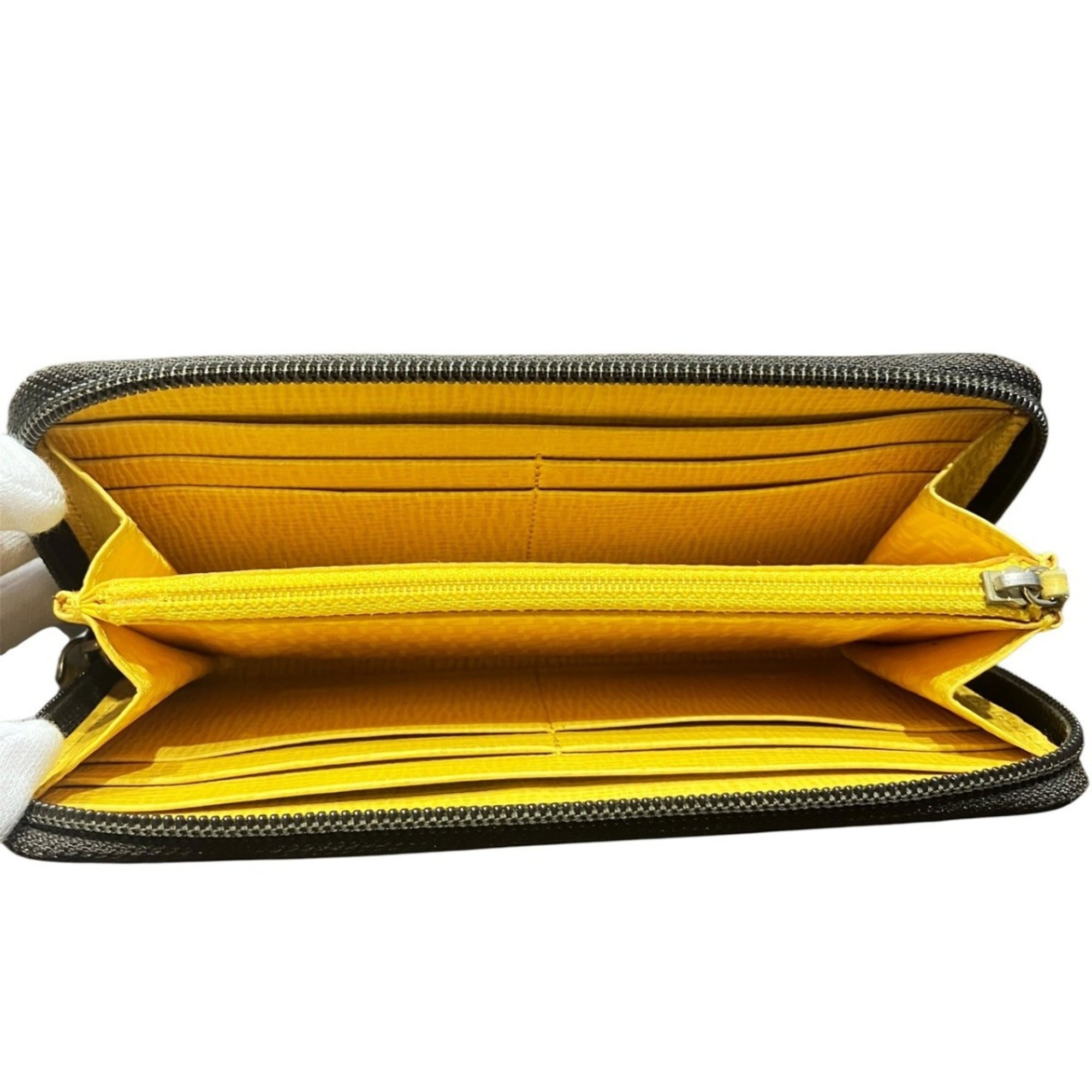 Fendi Zucca Brown Pvc Long Wallet (Bi-Fold) (Pre-Owned)