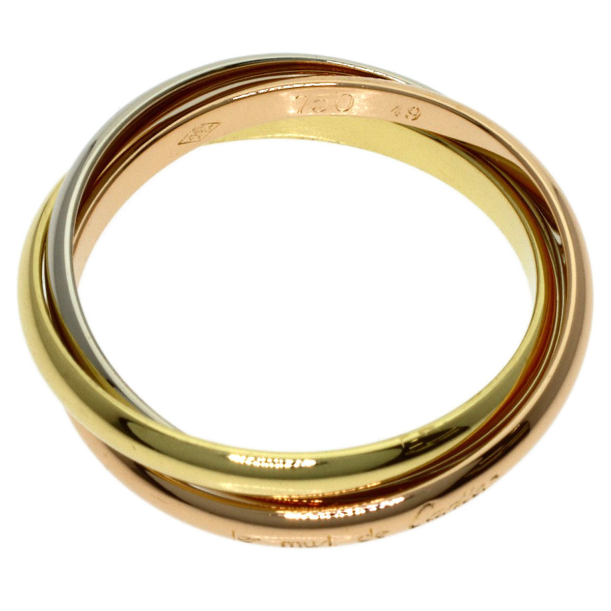 Cartier Yellow Gold (18K) Pink Gold (18K) White Gold (18K) Band Ring (Pre-Owned)