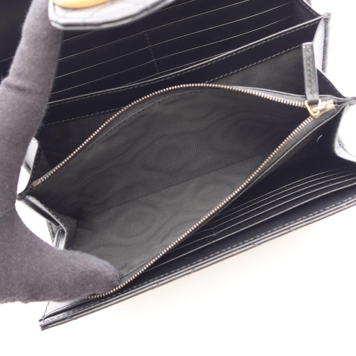 Gucci Black Leather Handbag Shoulder Bag (Pre-Owned)
