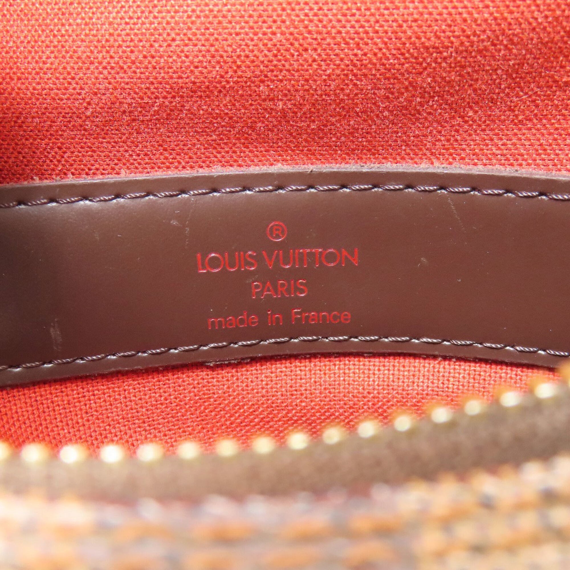 Louis Vuitton Damier Canvas Ebene Damier Canvas Shoulder Bag (Pre-Owned)