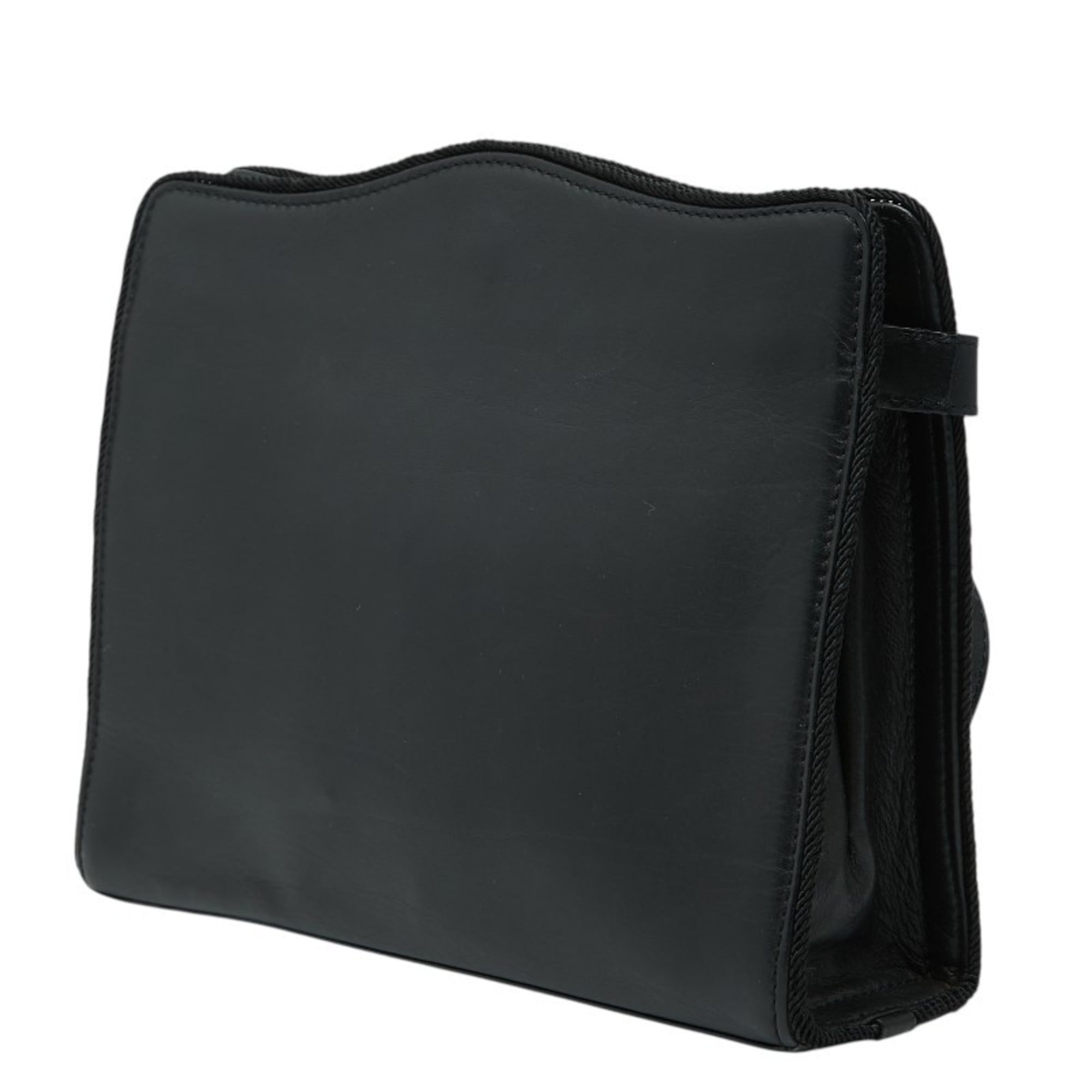 Christian Dior Black Leather Shoulder Bag (Pre-Owned)