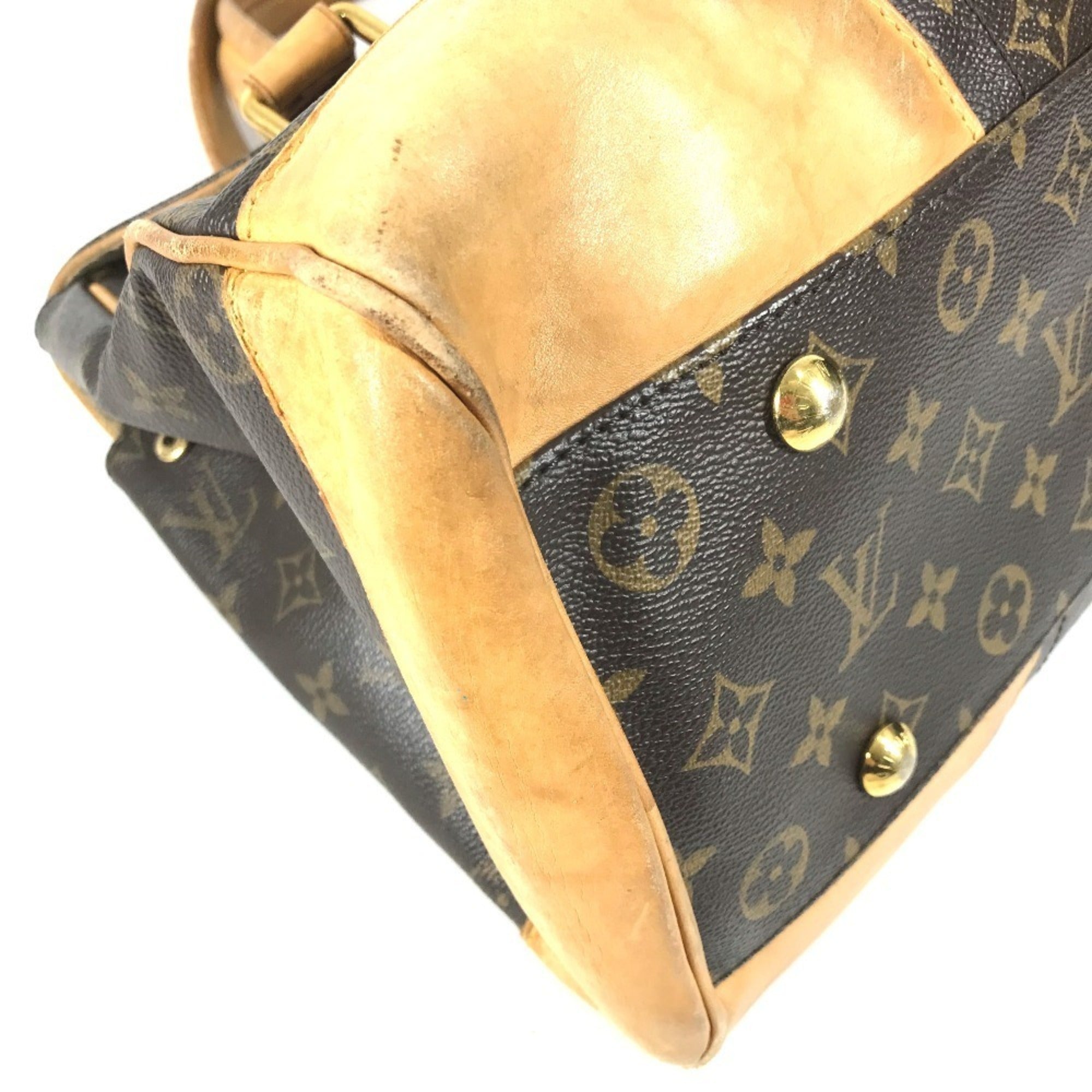 Louis Vuitton Brown Monogram Shoulder Bag Tote Bag (Pre-Owned)
