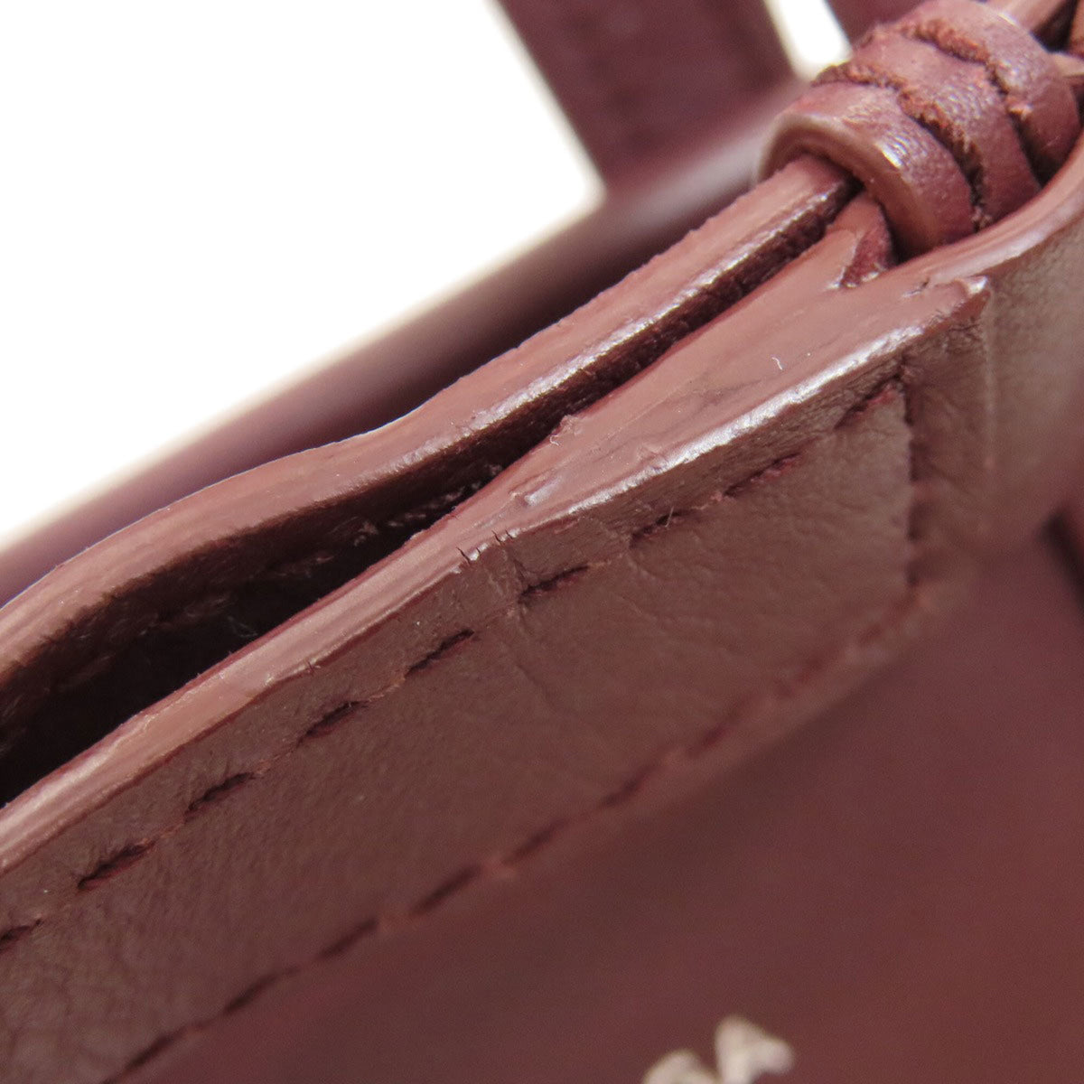 Balenciaga Bordeaux Leather Handbag (Pre-Owned)