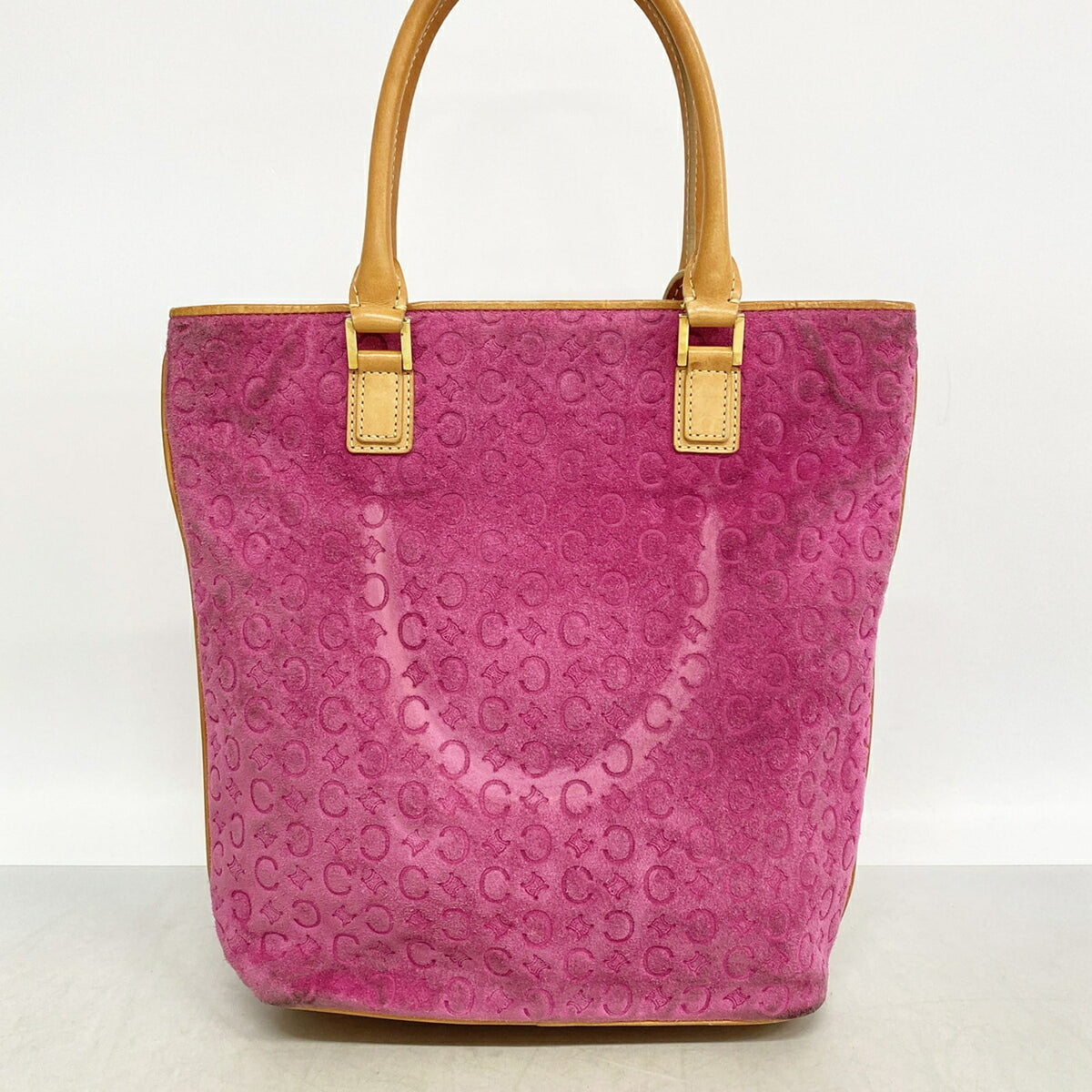 Celine Pink Suede Tote Bag (Pre-Owned)