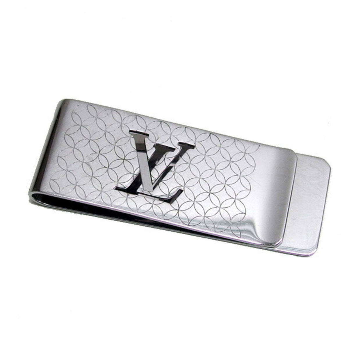 Louis Vuitton Silver Stainless Steel Money Clip (Pre-Owned)