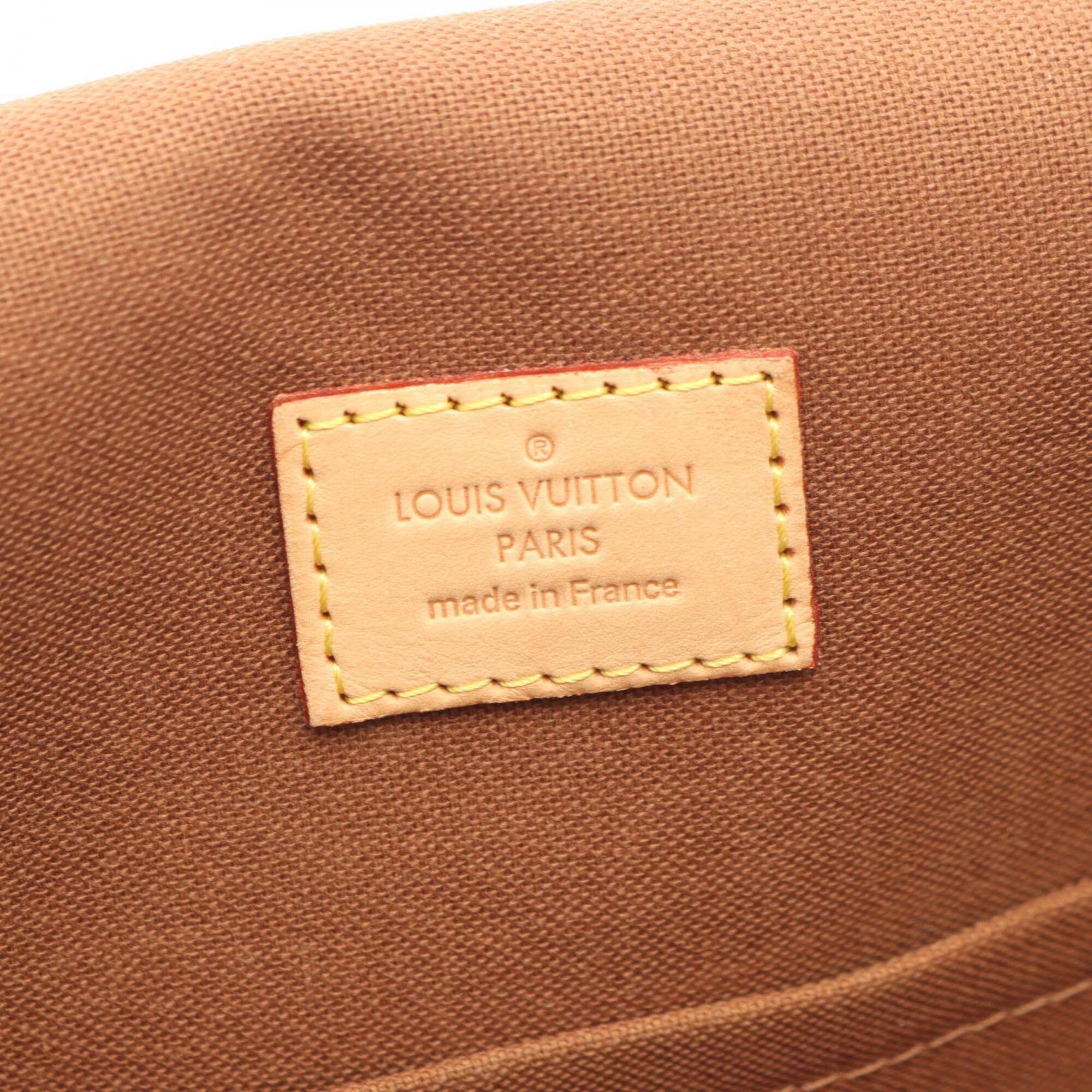 Louis Vuitton Brown Monogram Coated Canvas Leather Shoulder Bag (Pre-Owned)