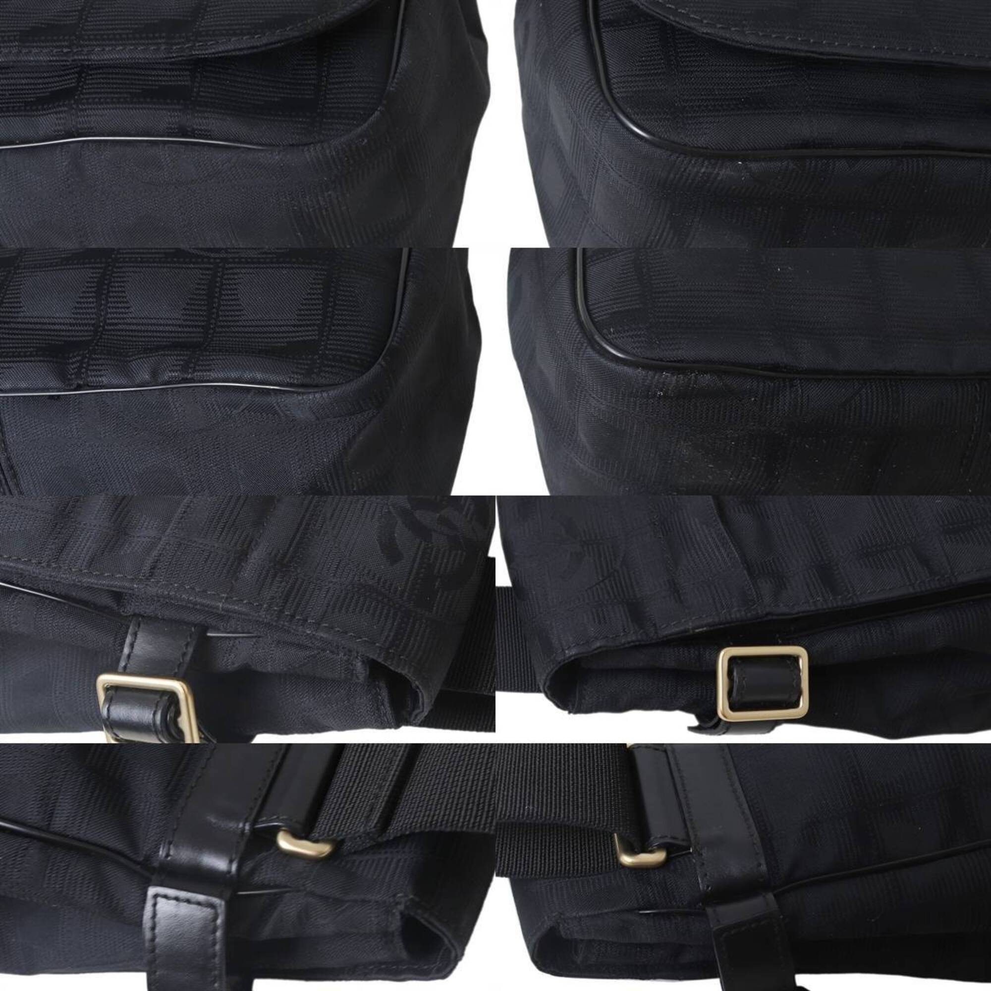 Chanel New Travel Line Black Shoulder Bag (Pre-Owned)
